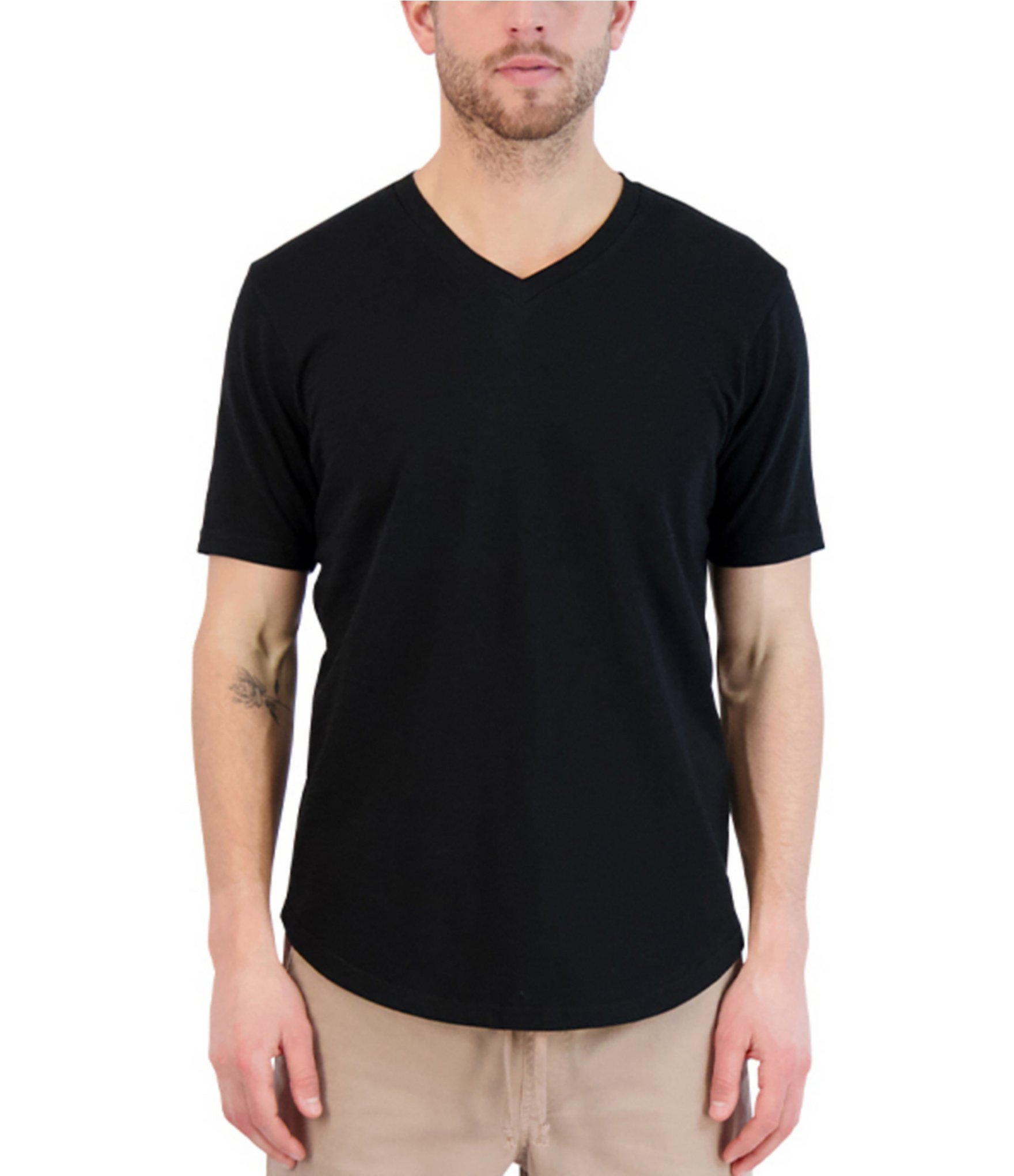 Goodlife Slub Scallop Short-Sleeve V-Neck T-Shirt | Dillard's