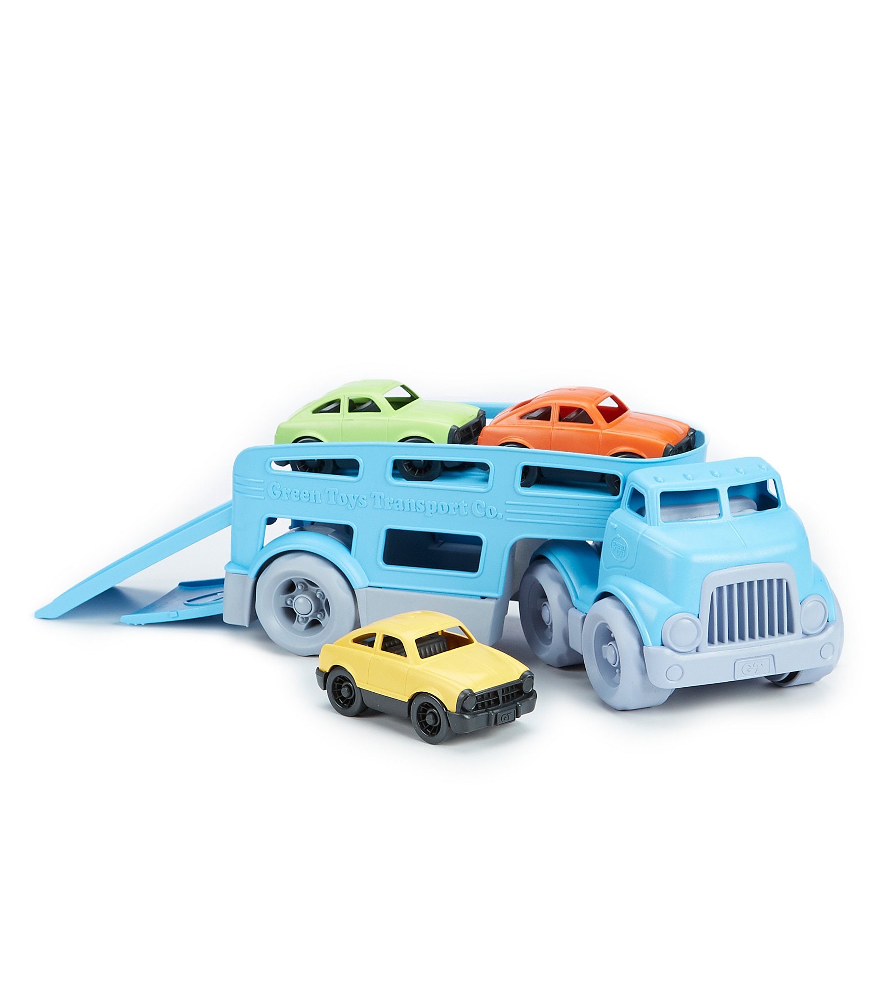 for sale online Blue Green Toys Car Carrier Vehicle Set CCRB-1237 