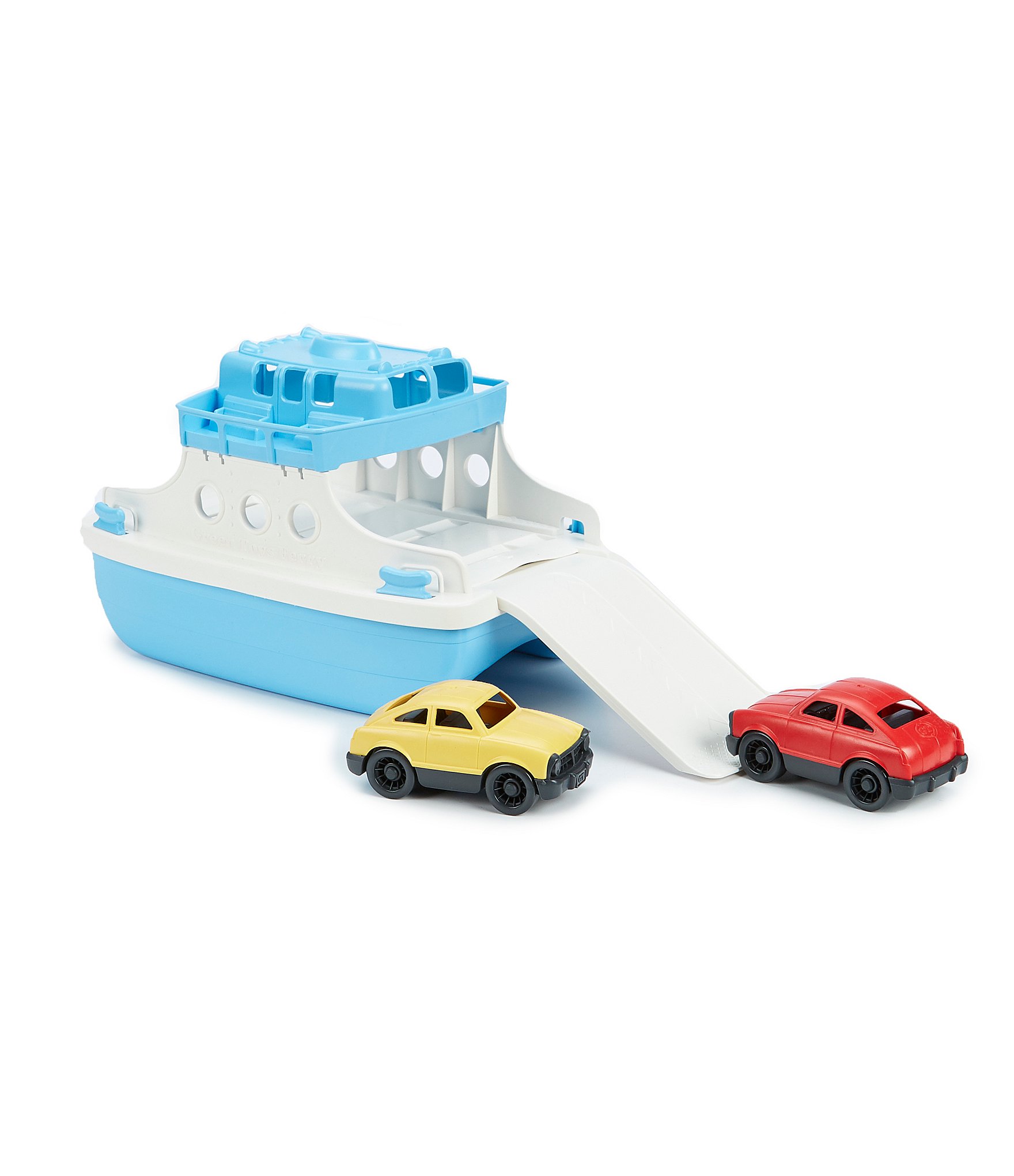 green toy ferry boat