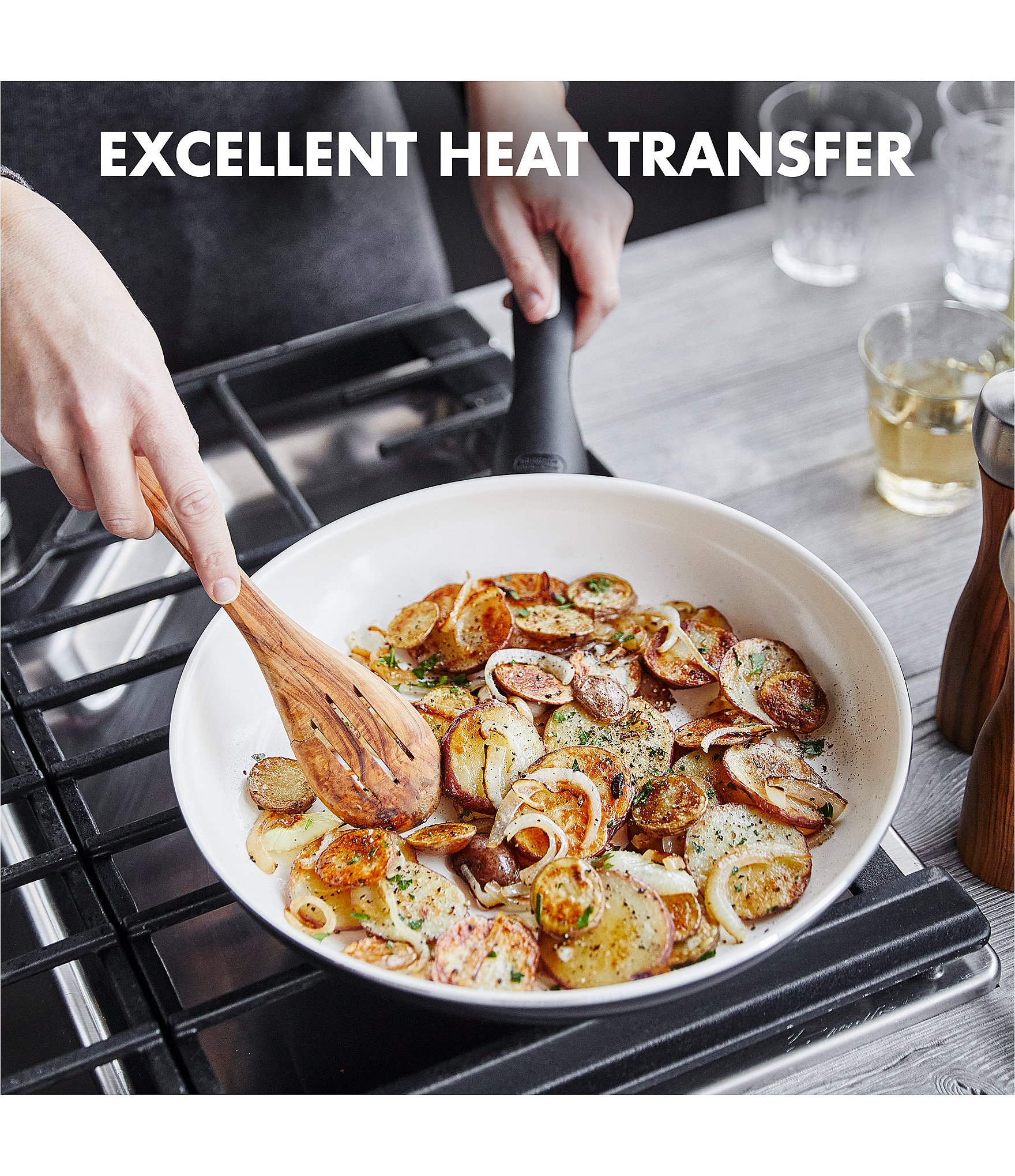 GreenPan Rio Ceramic Nonstick 8#double; and 10#double; Frypan Set
