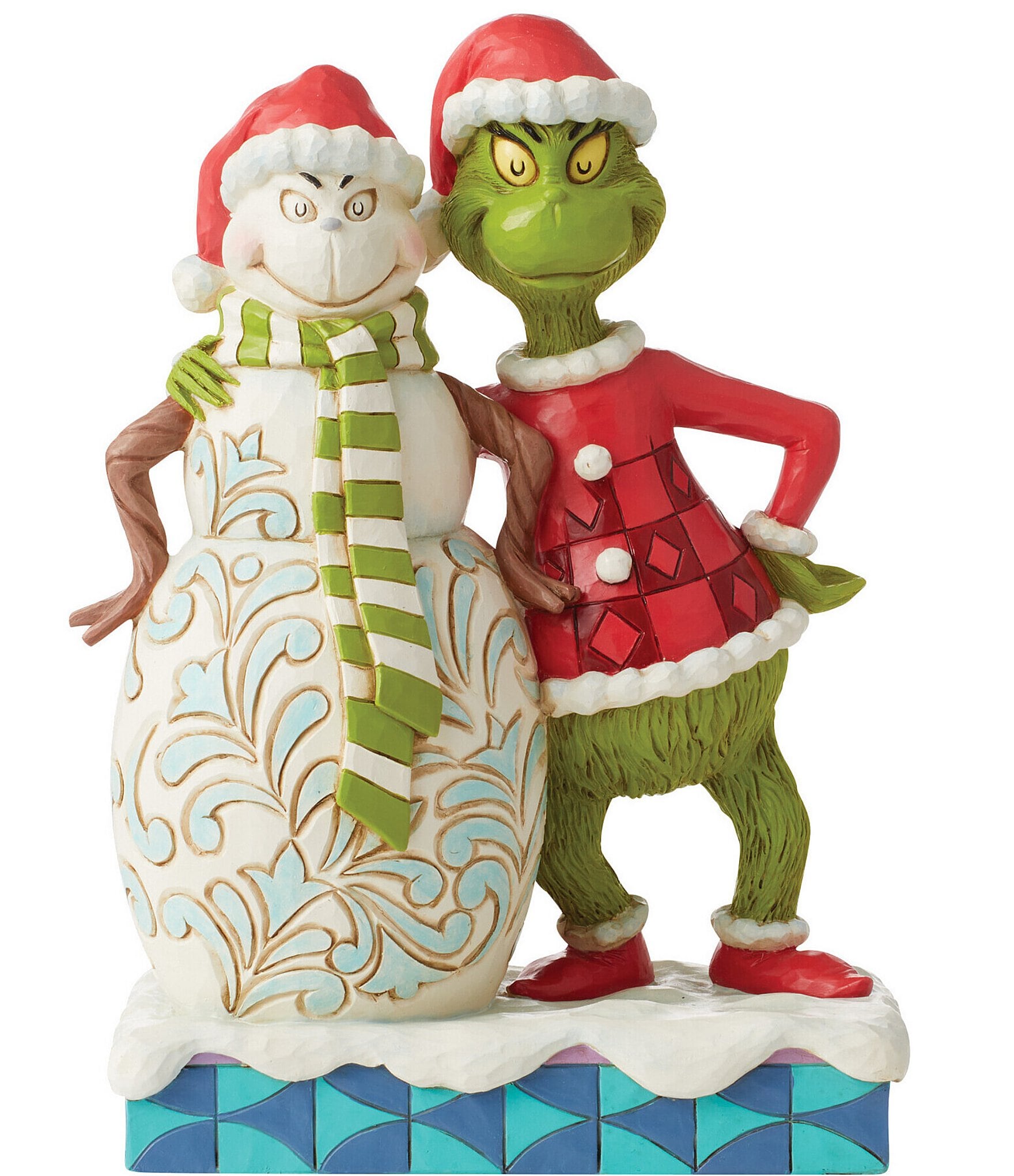 Grinch by Jim Shore Grinch with Grinchy Snowman Figurine Dillard's