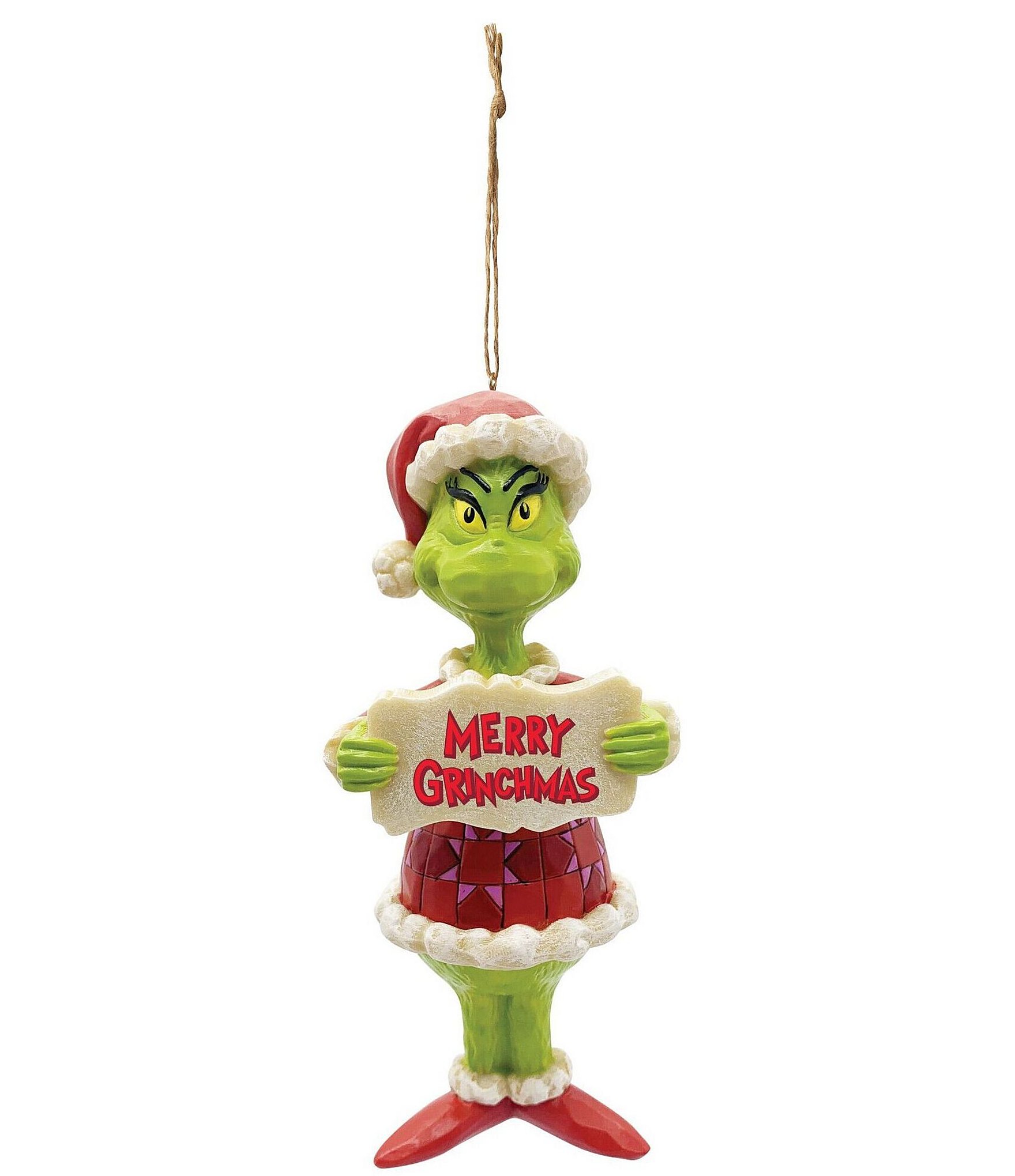 Grinch by Jim Shore Merry Grinchmas Ornament | Dillard's