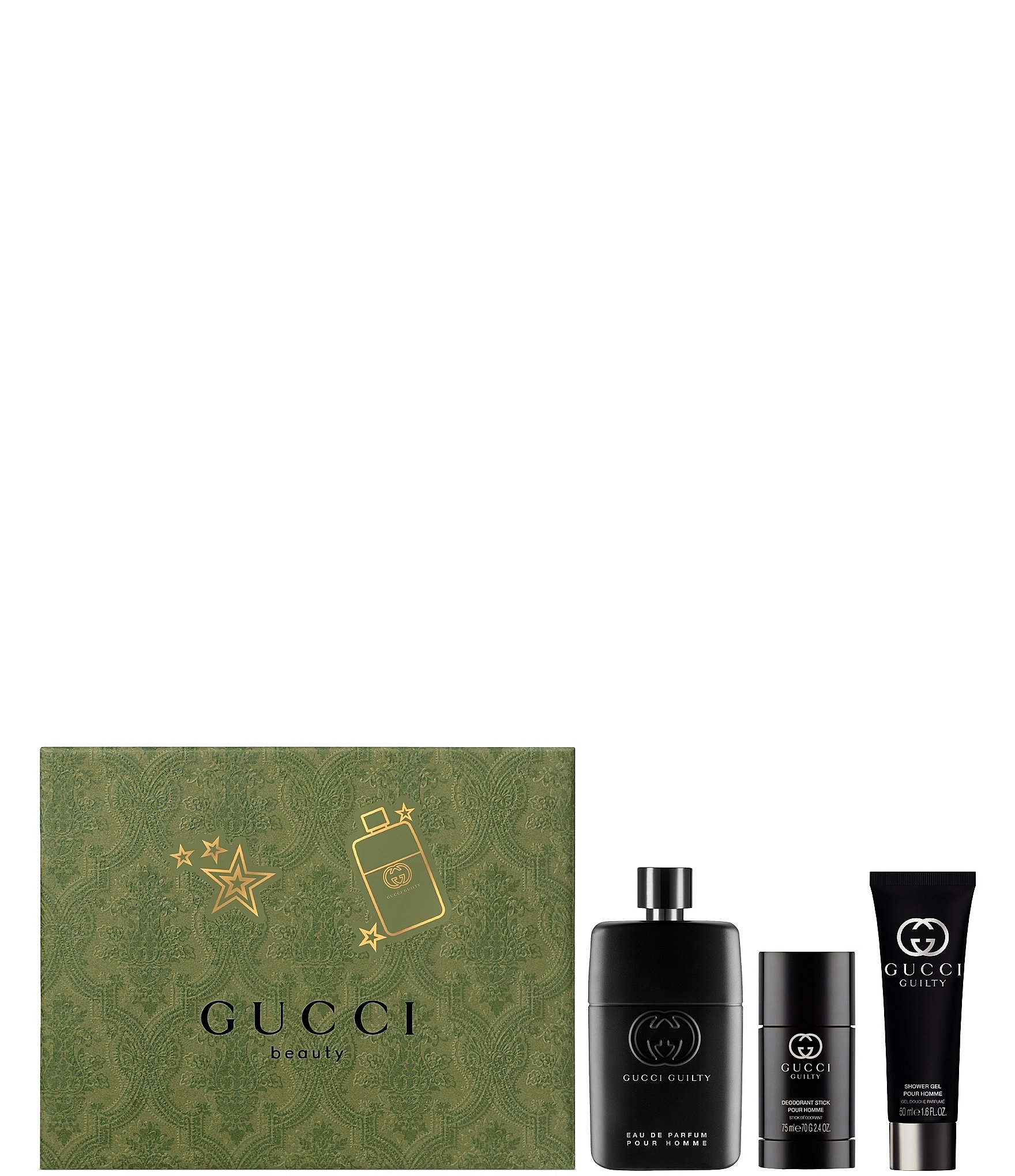 Gucci Guilty 2pc Gift Set EDT 3.0 oz Cologne + Deodorant Stick for Men |  eBay