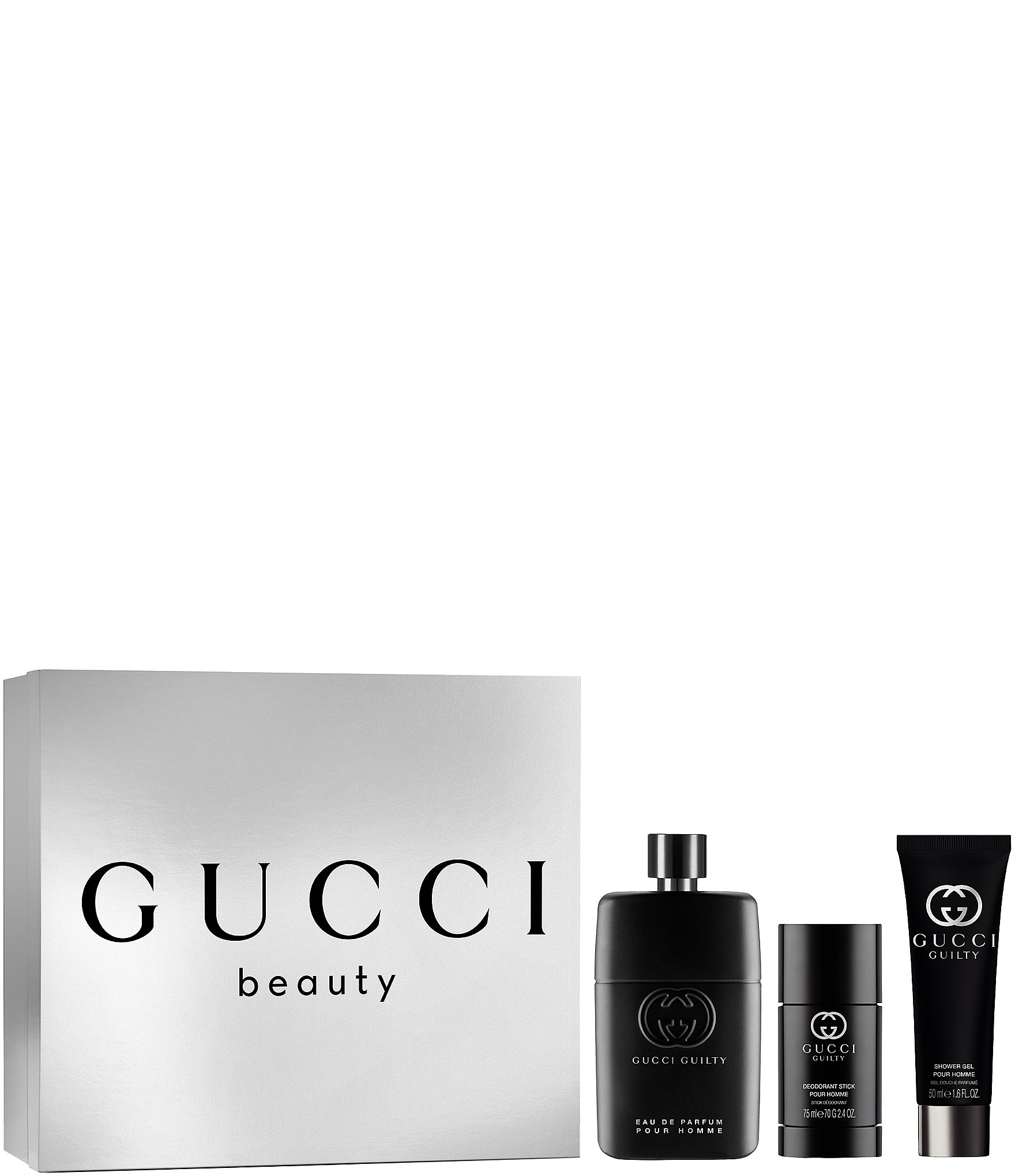 Gucci Guilty Intense MEN GIFT SET top Pour Homme 90 ML EDT & 70g Deodorant NEW BOX