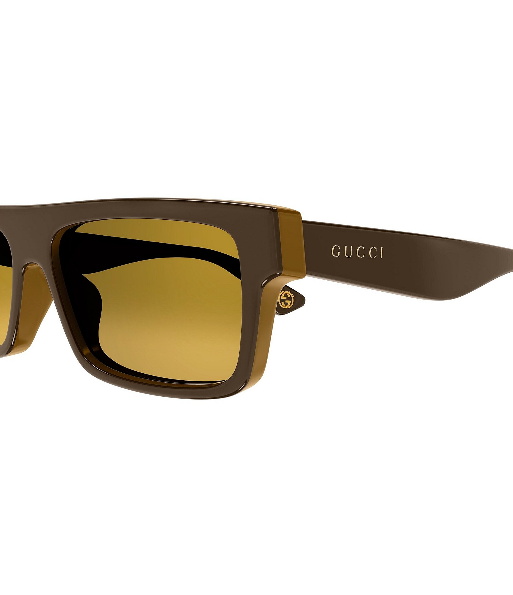 Gucci Men's Aspen 57mm Rectangle Sunglasses