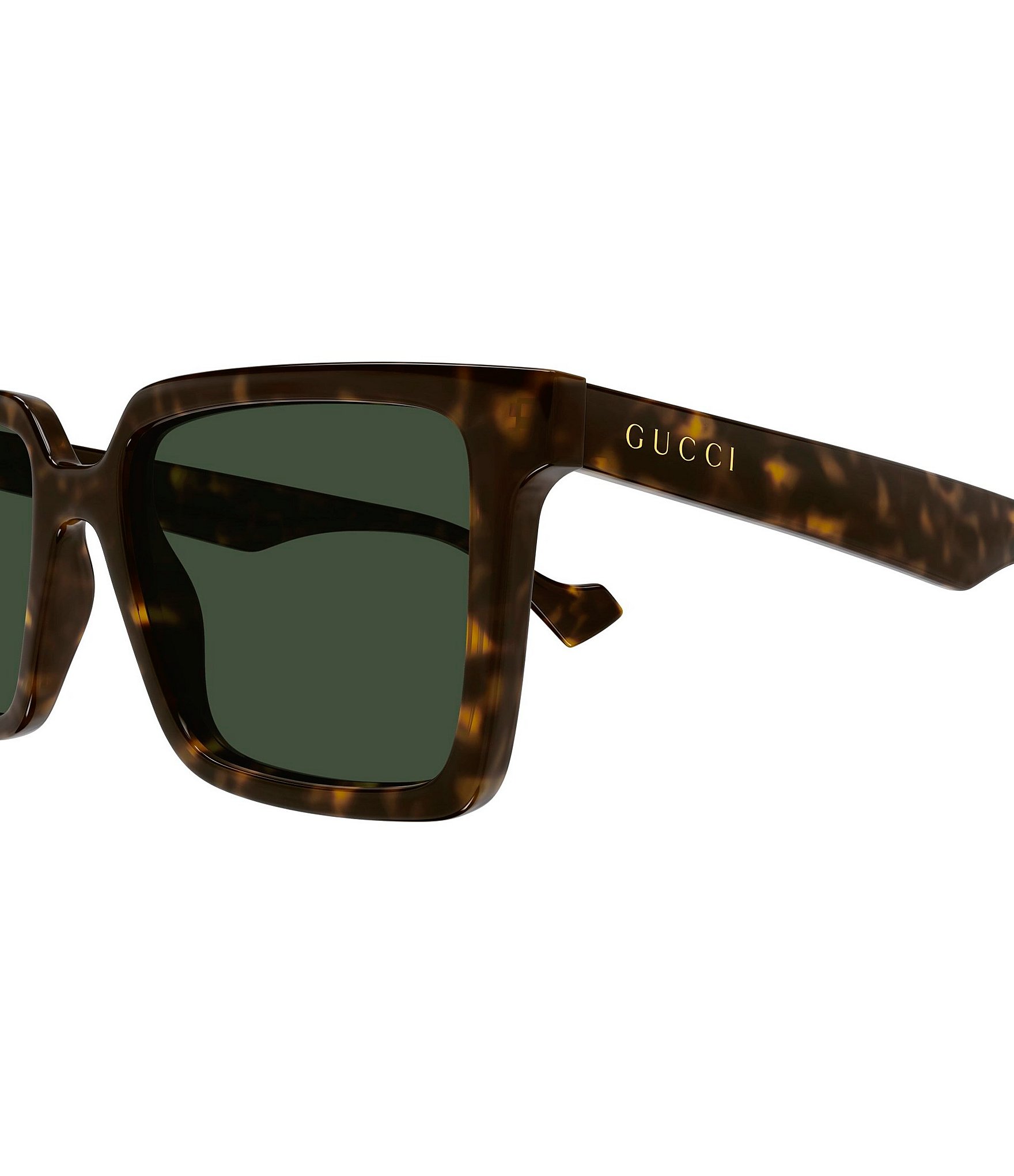 Gucci Men's GG Generation Light 55mm Havana Square Sunglasses