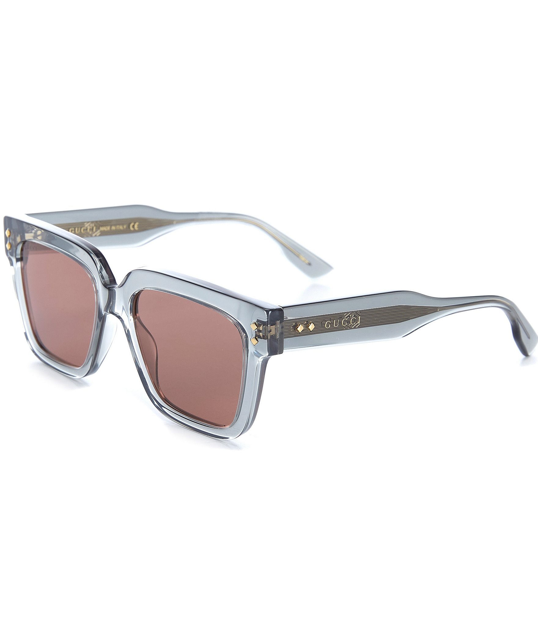 Gucci Grey Rectangular Men's Sunglasses GG1218S 001 56 889652393414 -  Sunglasses - Jomashop