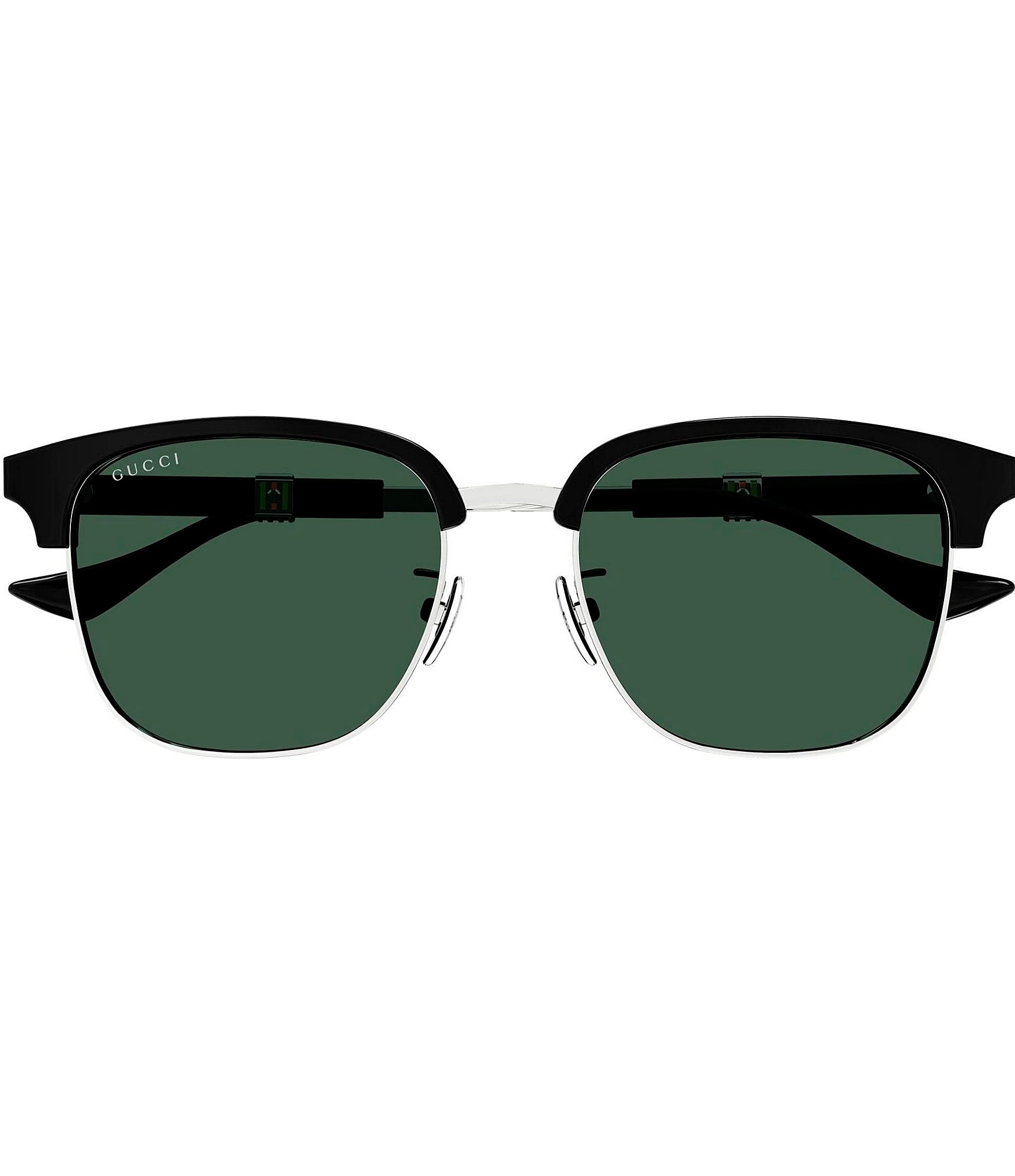 Gucci Men's Running Web 55mm Round Sunglasses