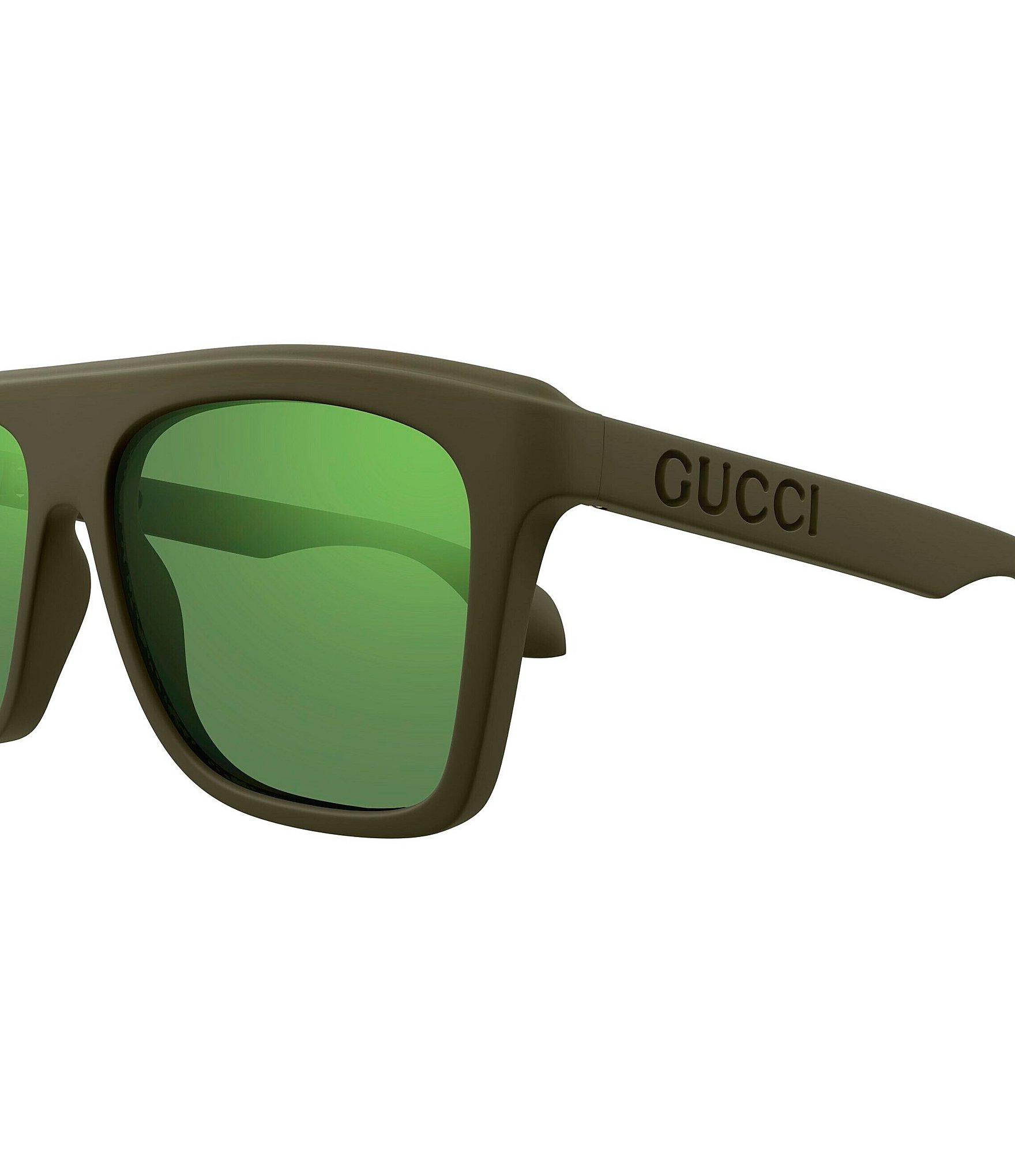 Gucci Men's Twinsburg 57mm Flash Rectangle Sunglasses