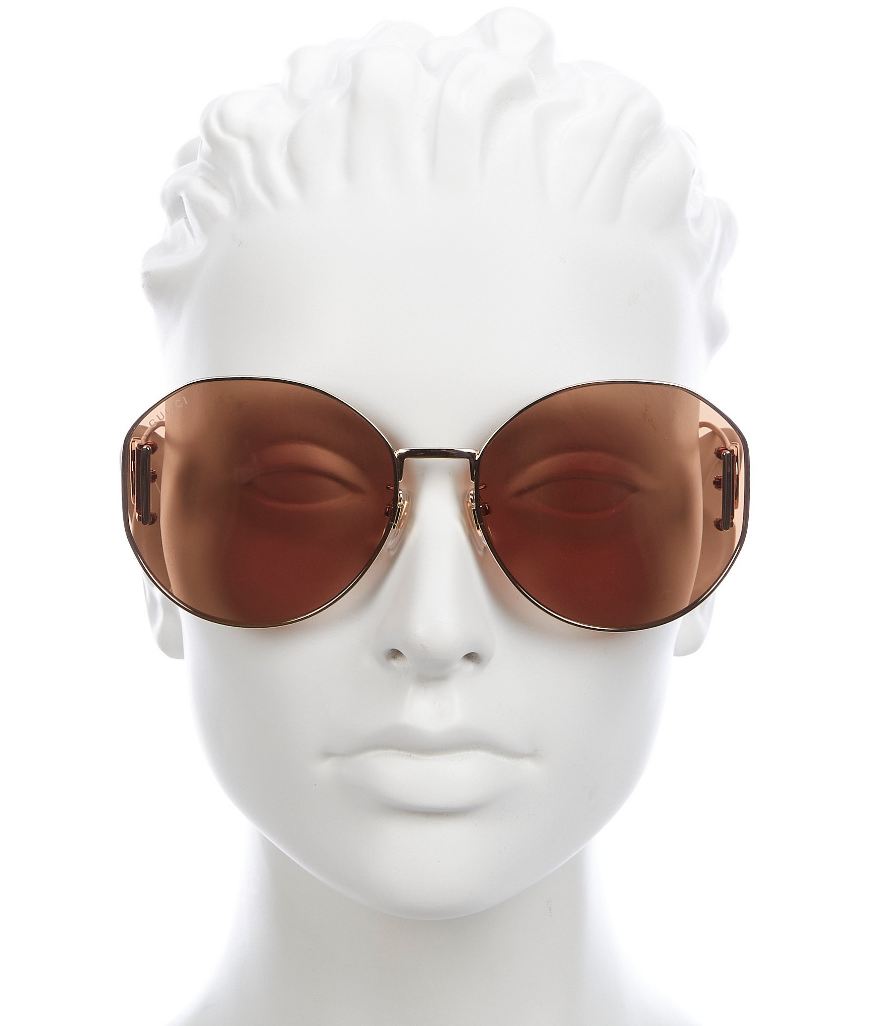 Gucci Women's Gg1206SA 63mm Round Sunglasses