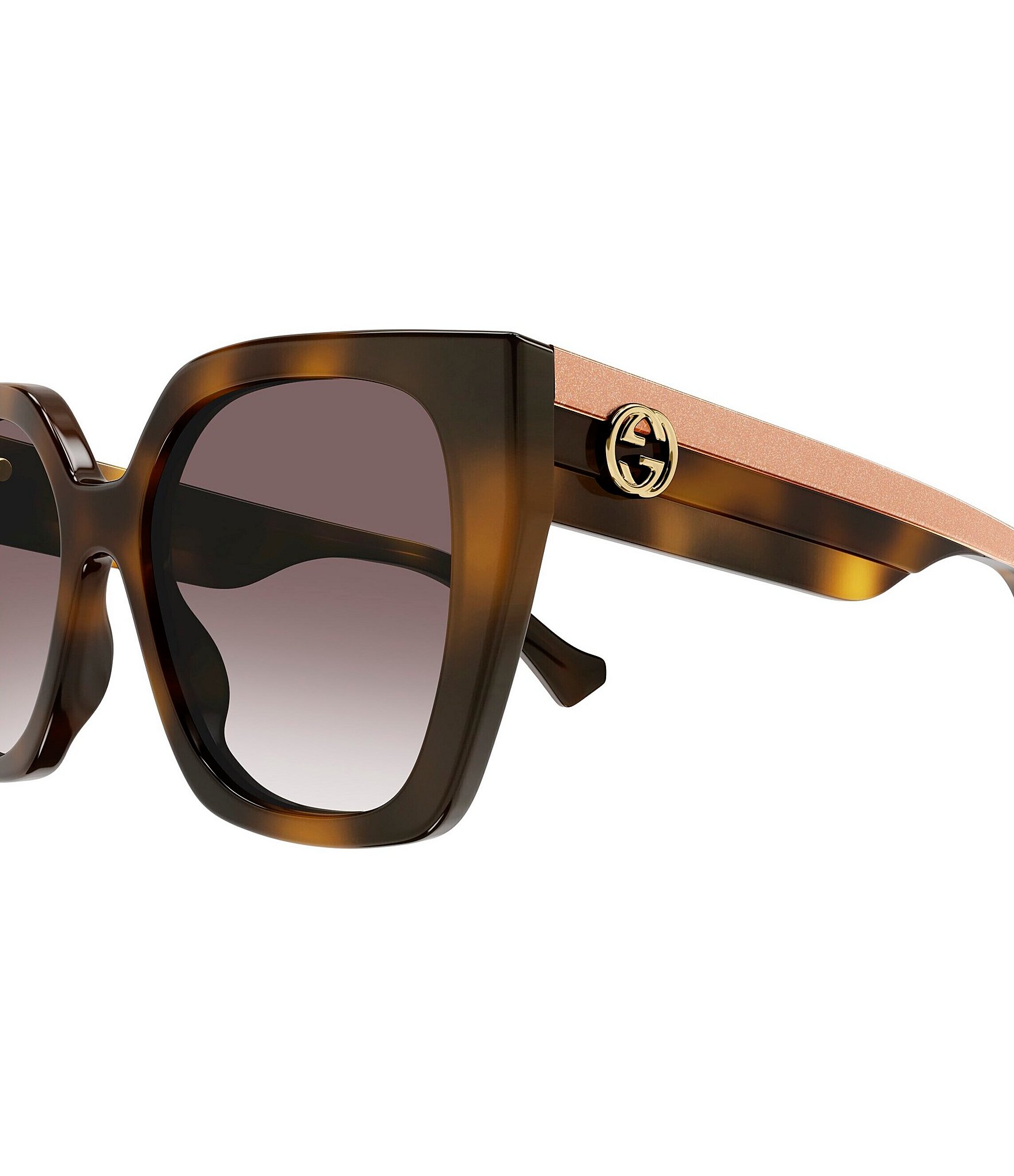 Gucci Women's GG1300S 55mm Butterfly Tortoise Sunglasses