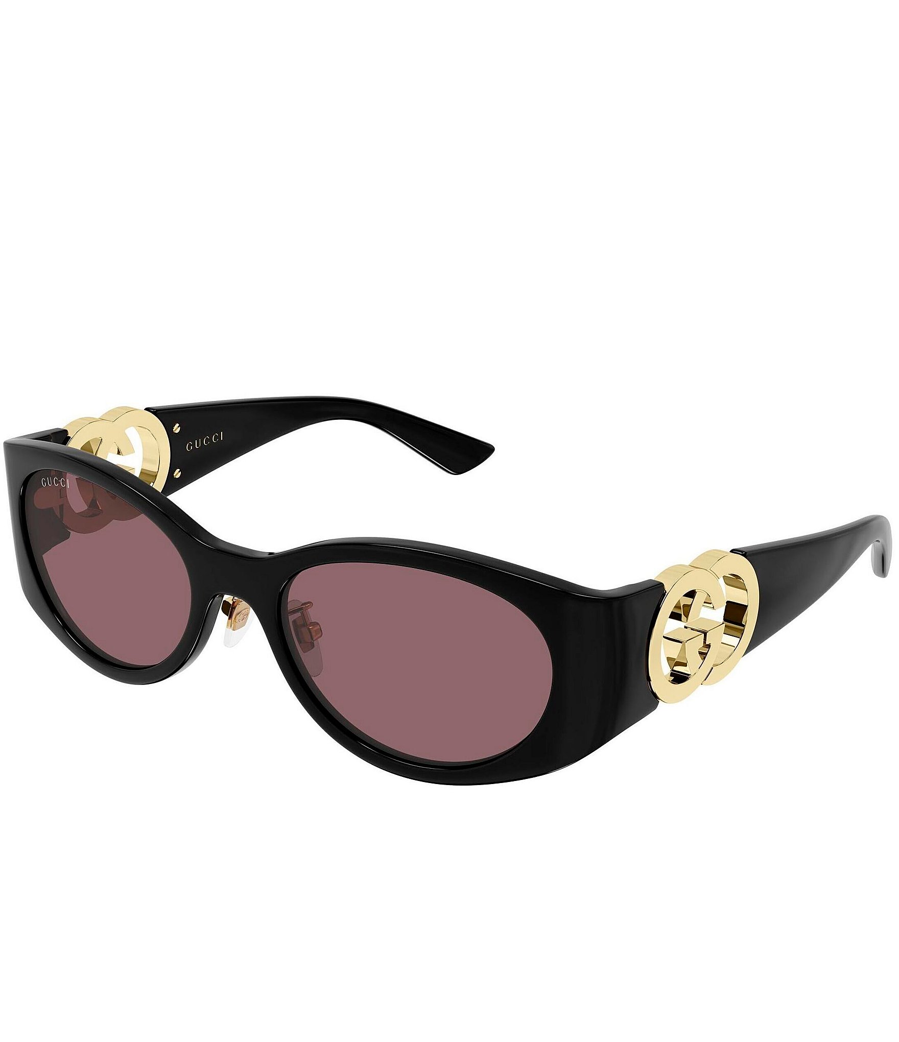 Gucci Women's Hailey Interlocking G 55mm GG2123 Oval Sunglasses