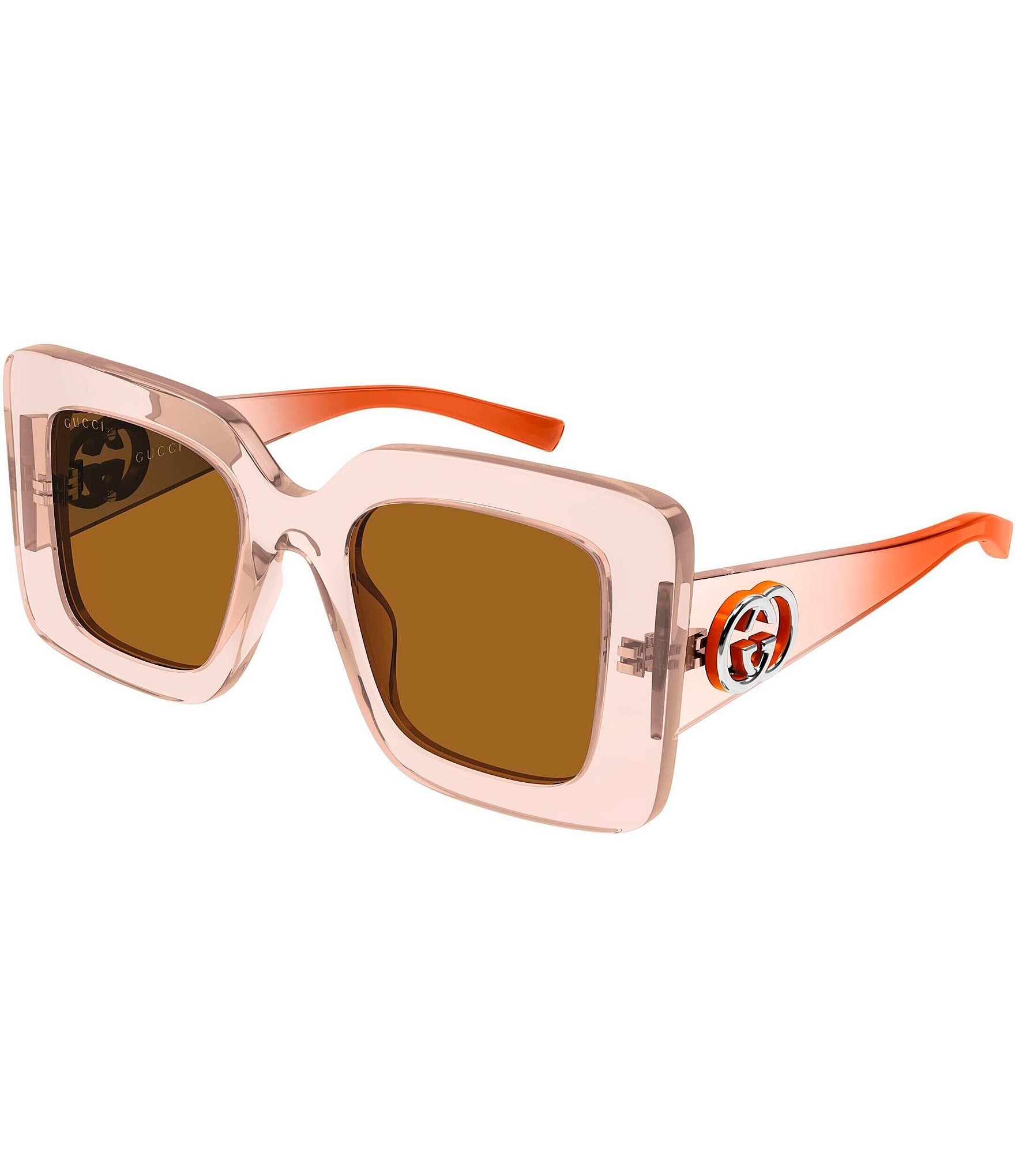 Gucci Women's Interlocking G Monte Carlo 49mm Square Sunglasses