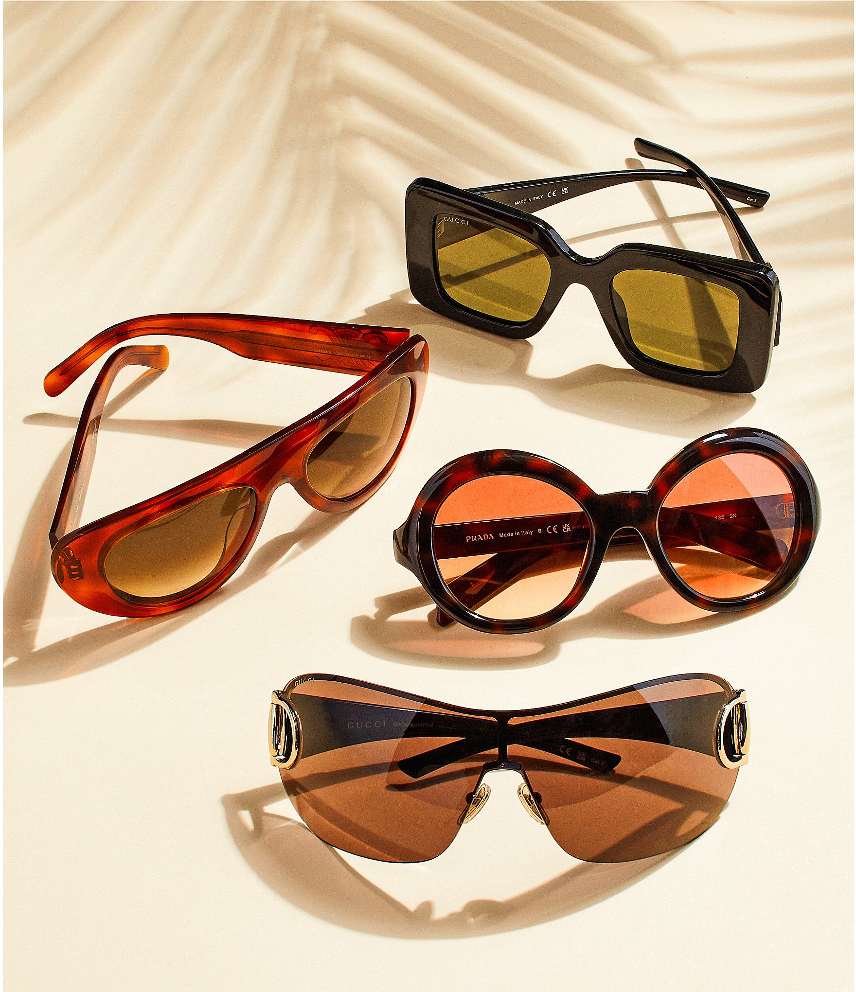 Gucci Women's Interlocking G Monte Carlo 49mm Square Sunglasses