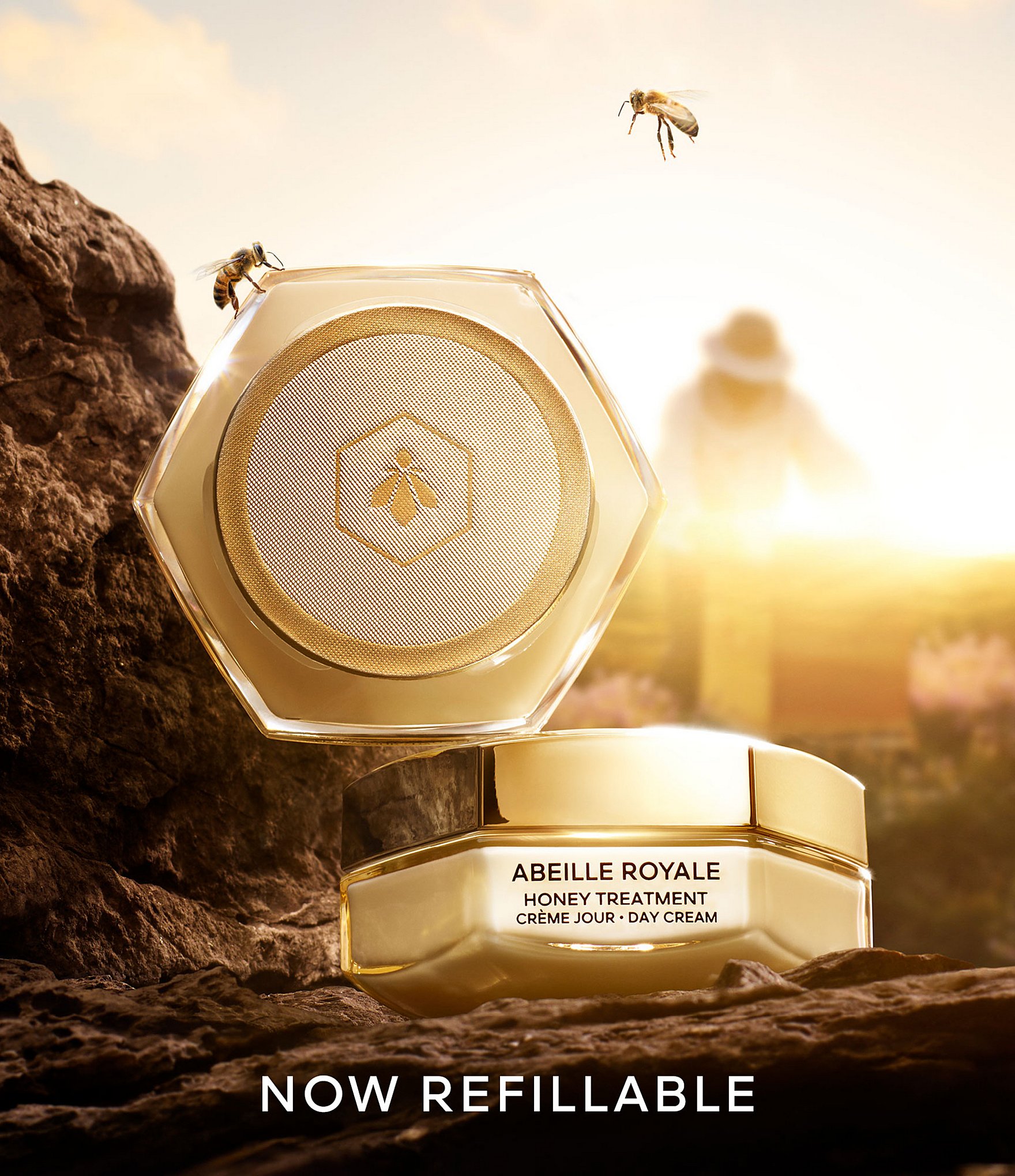 Guerlain Abeille Royale Honey Treatment Day Cream Refill Smooths, Firms, Tightens