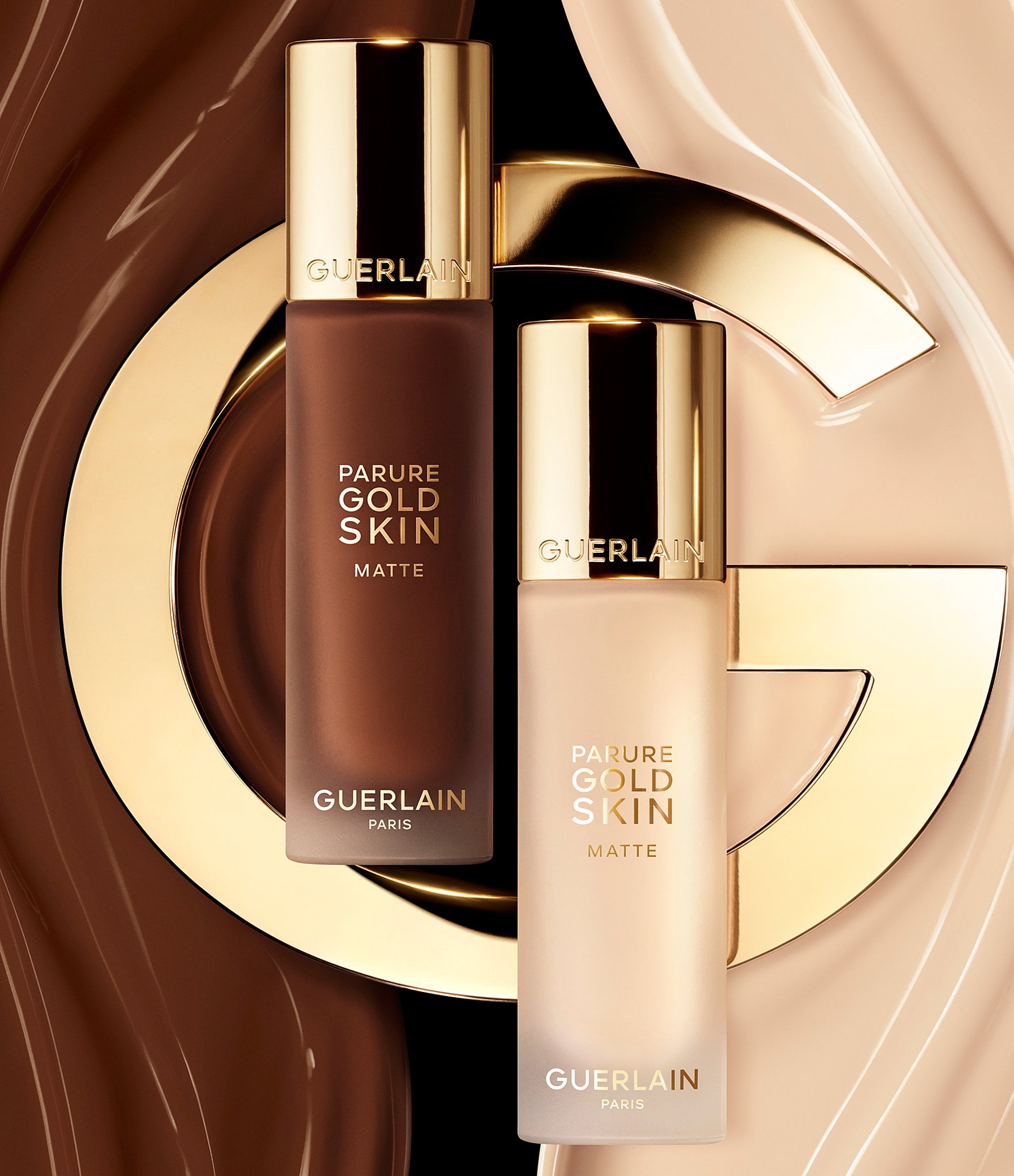 Guerlain Parure Gold Skin Matte No-Transfer 24H Care and Wear Fluid Foundation, SPF 15