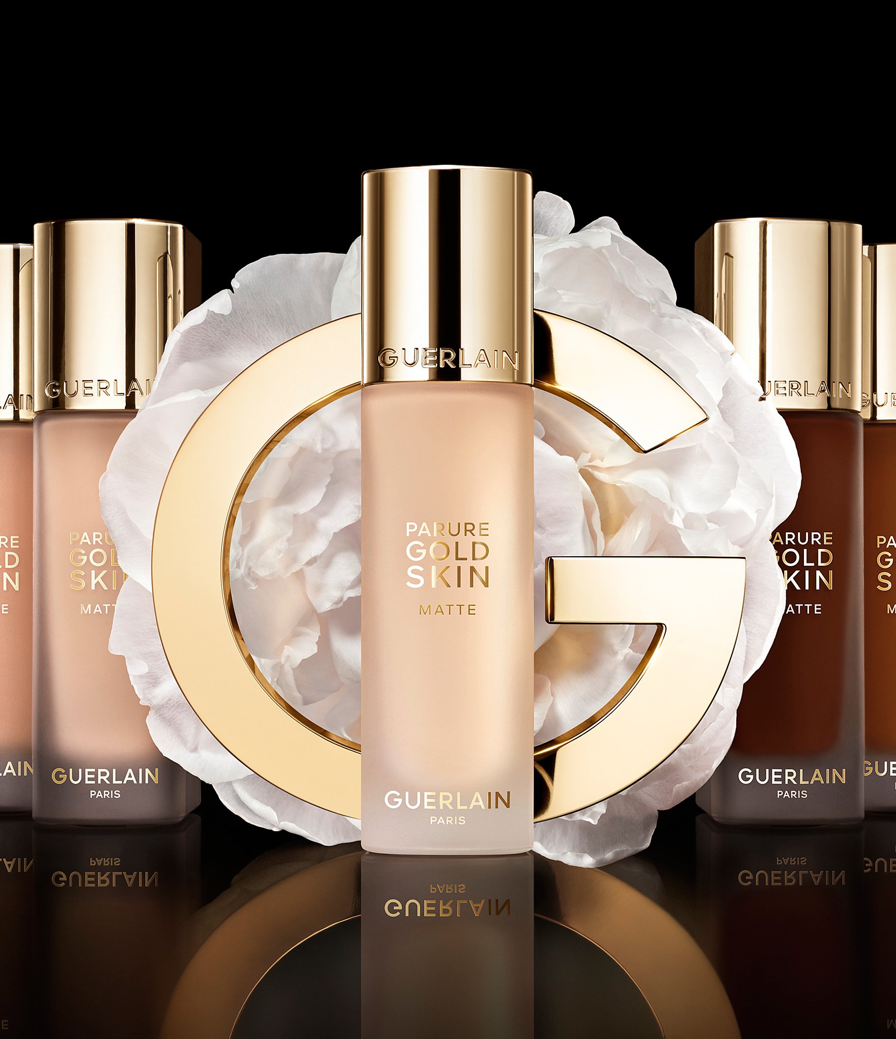 Guerlain Parure Gold Skin Matte No-Transfer 24H Care and Wear Fluid Foundation, SPF 15