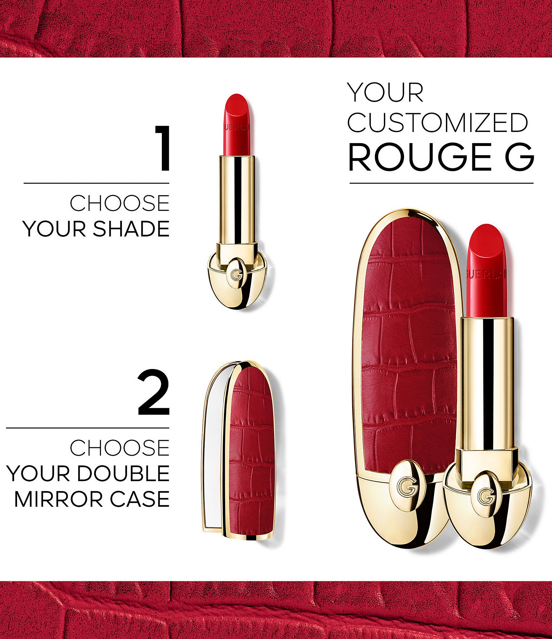 Guerlain Rouge G Customizable Lipstick Case