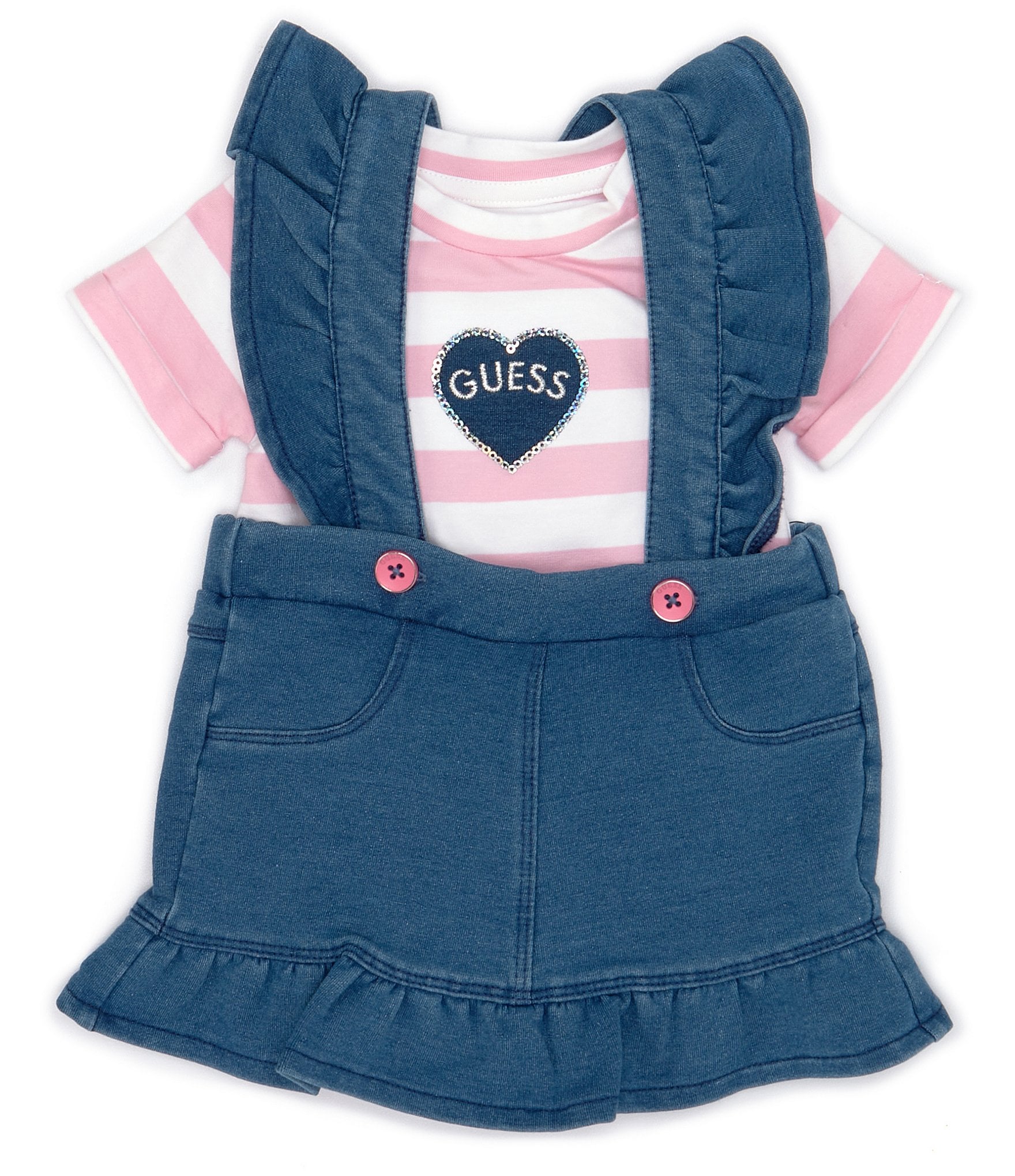 Buy Bonnie Jean Girl's Denim Cat Dress for Baby and Toddler (18 Months) at  Amazon.in