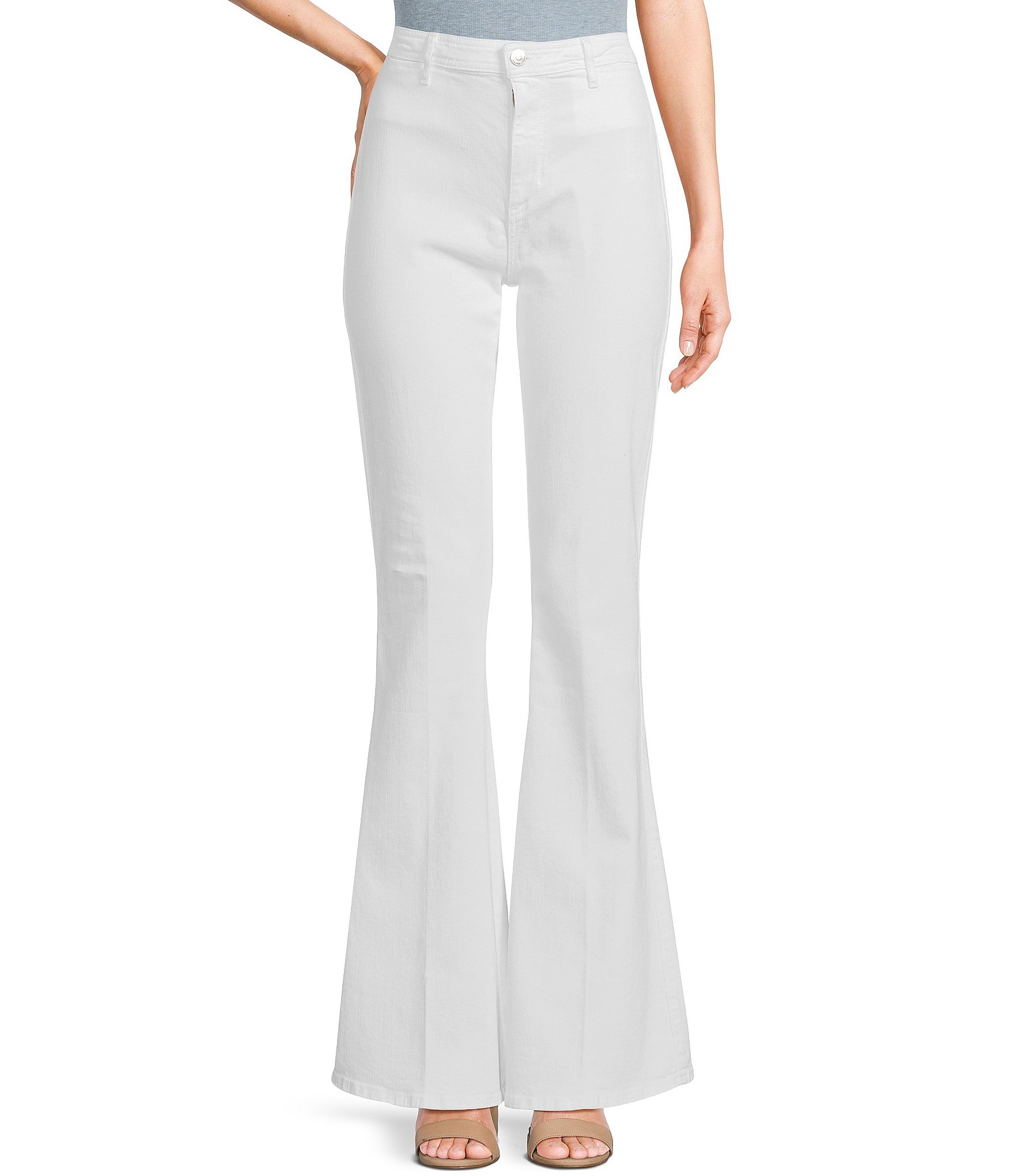 Guess Belle High-Rise Flared-Leg Pants