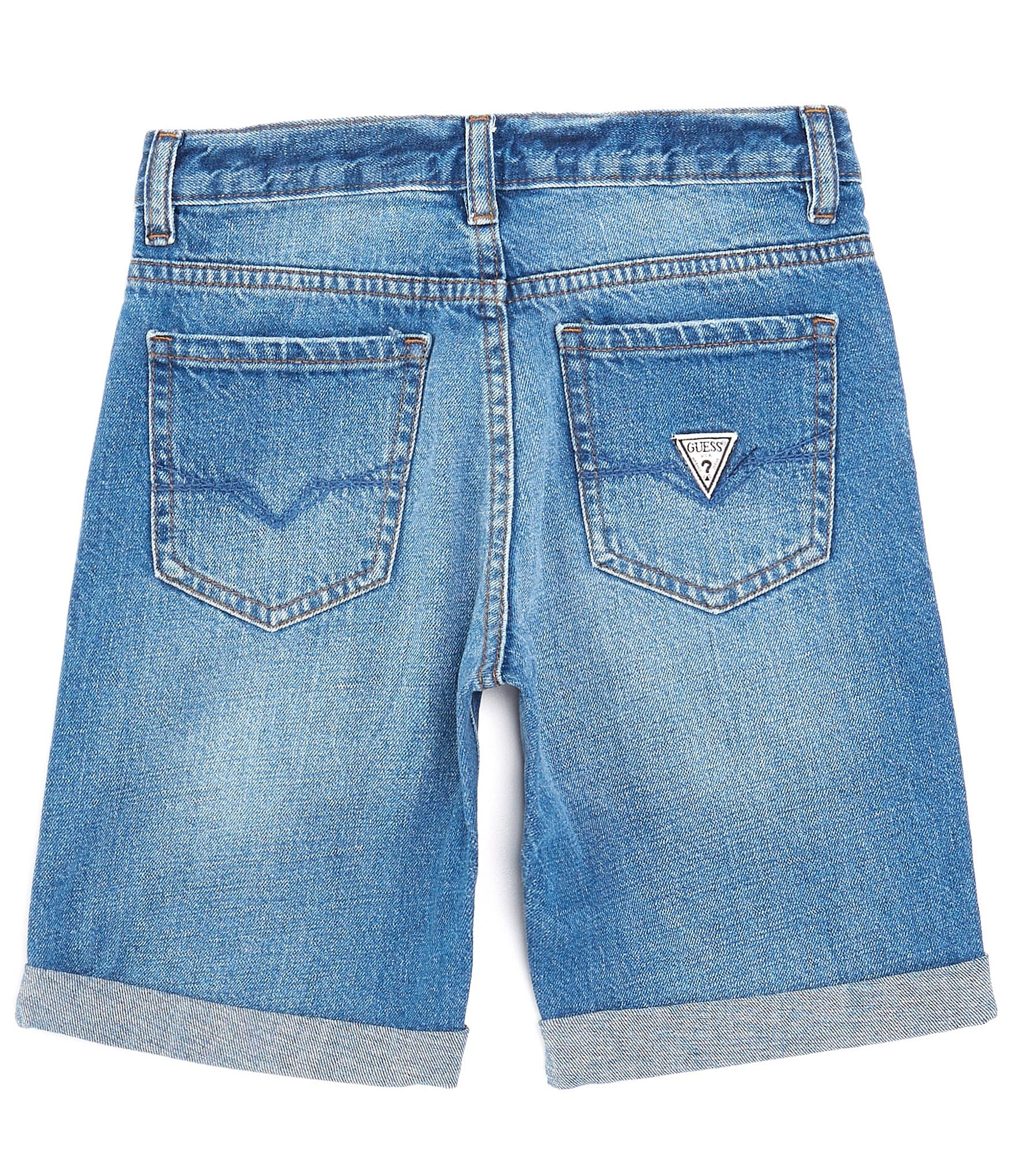 Guess Big Boys 8-18 Distressed Denim Shorts