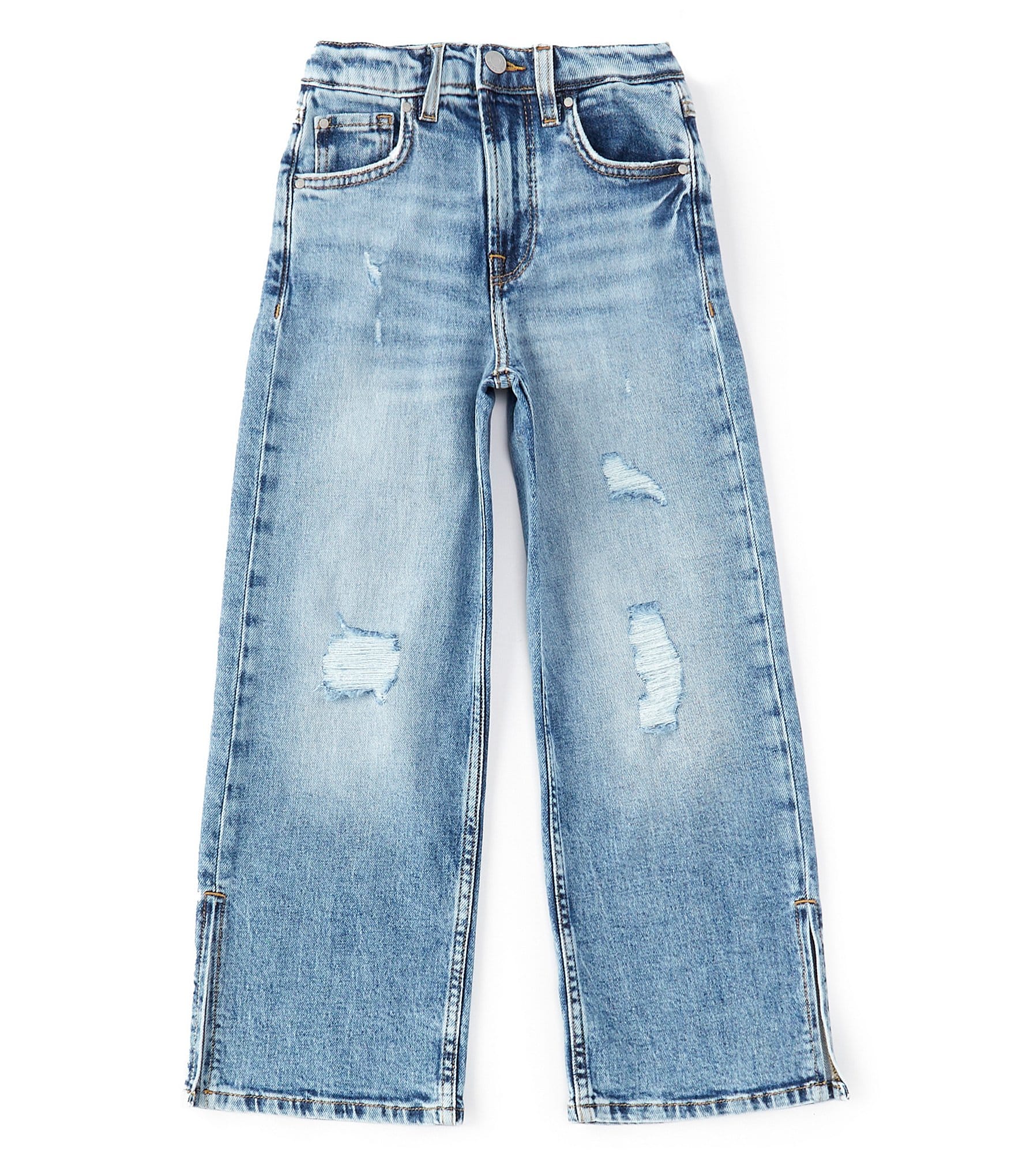 GB Big Girls 7-16 Shimmer Coated High-Rise Skinny Jeans