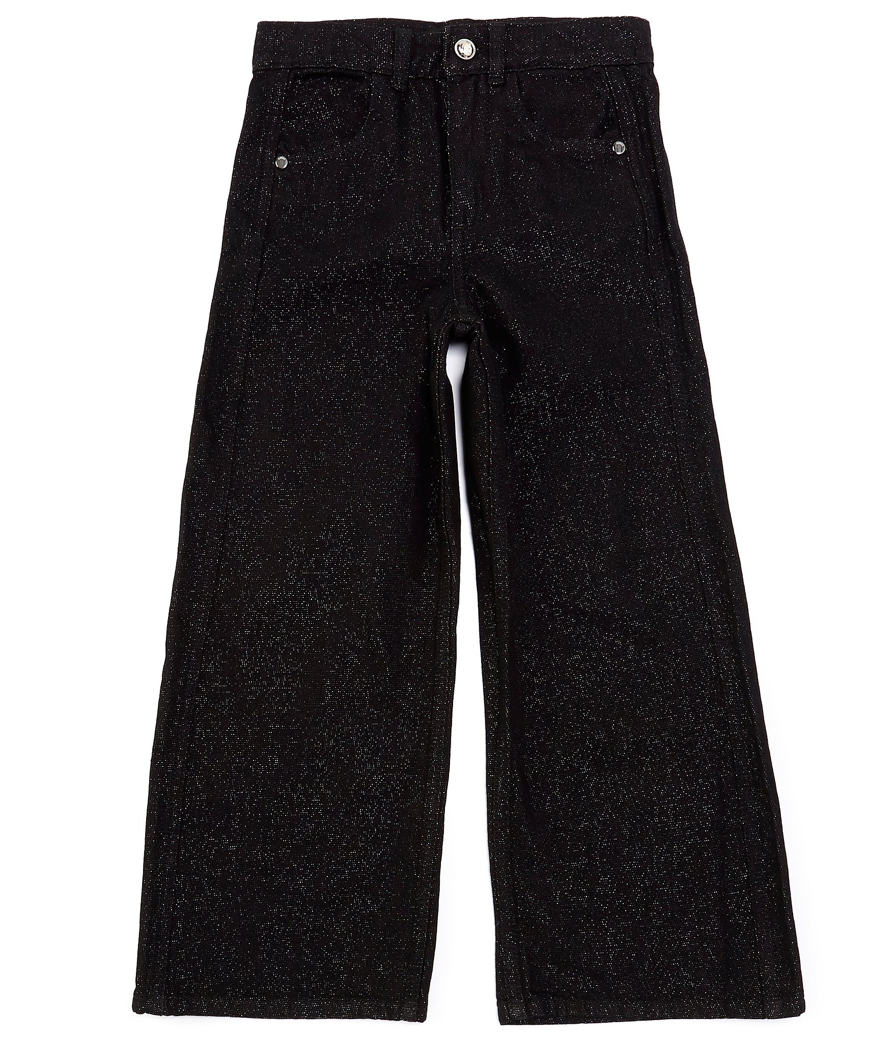 Girls jet black/ with frost grey Guess jeans size 7 on sale