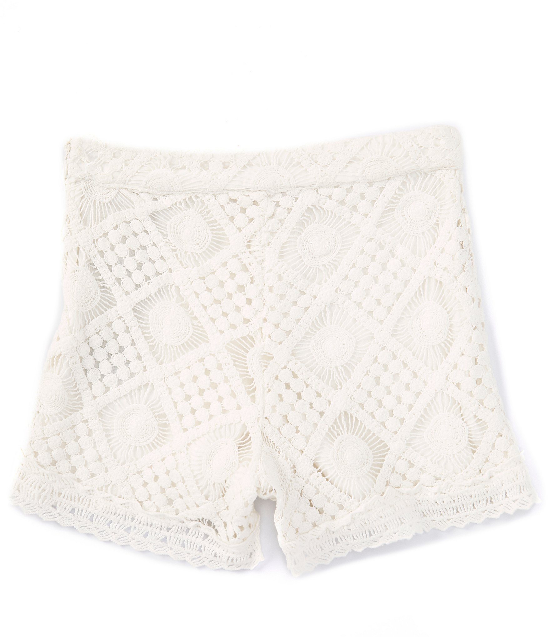 Guess Big Girls 7-16 Lace Printed Shorts