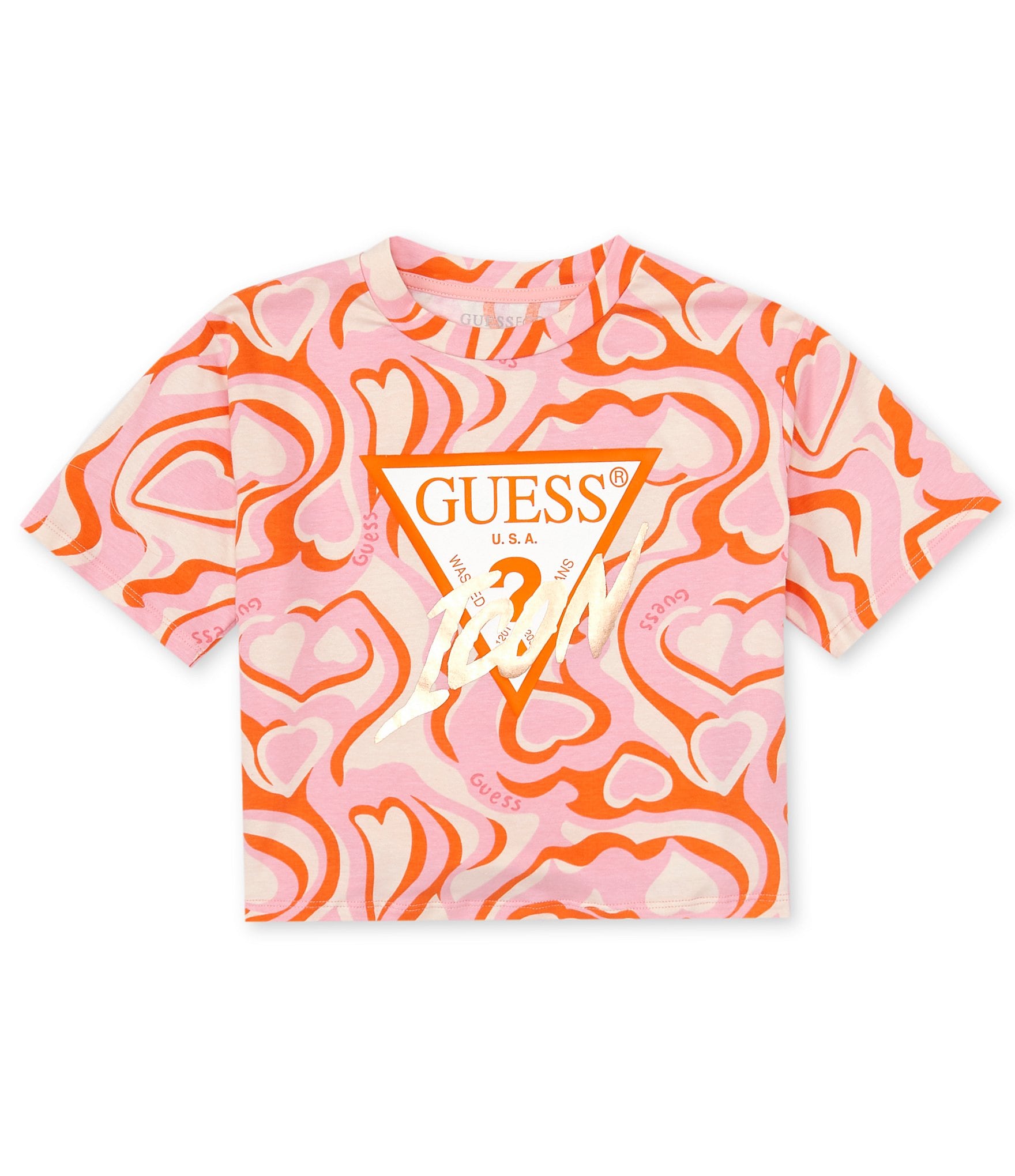 Guess Big Girls Graphic Design Tee |