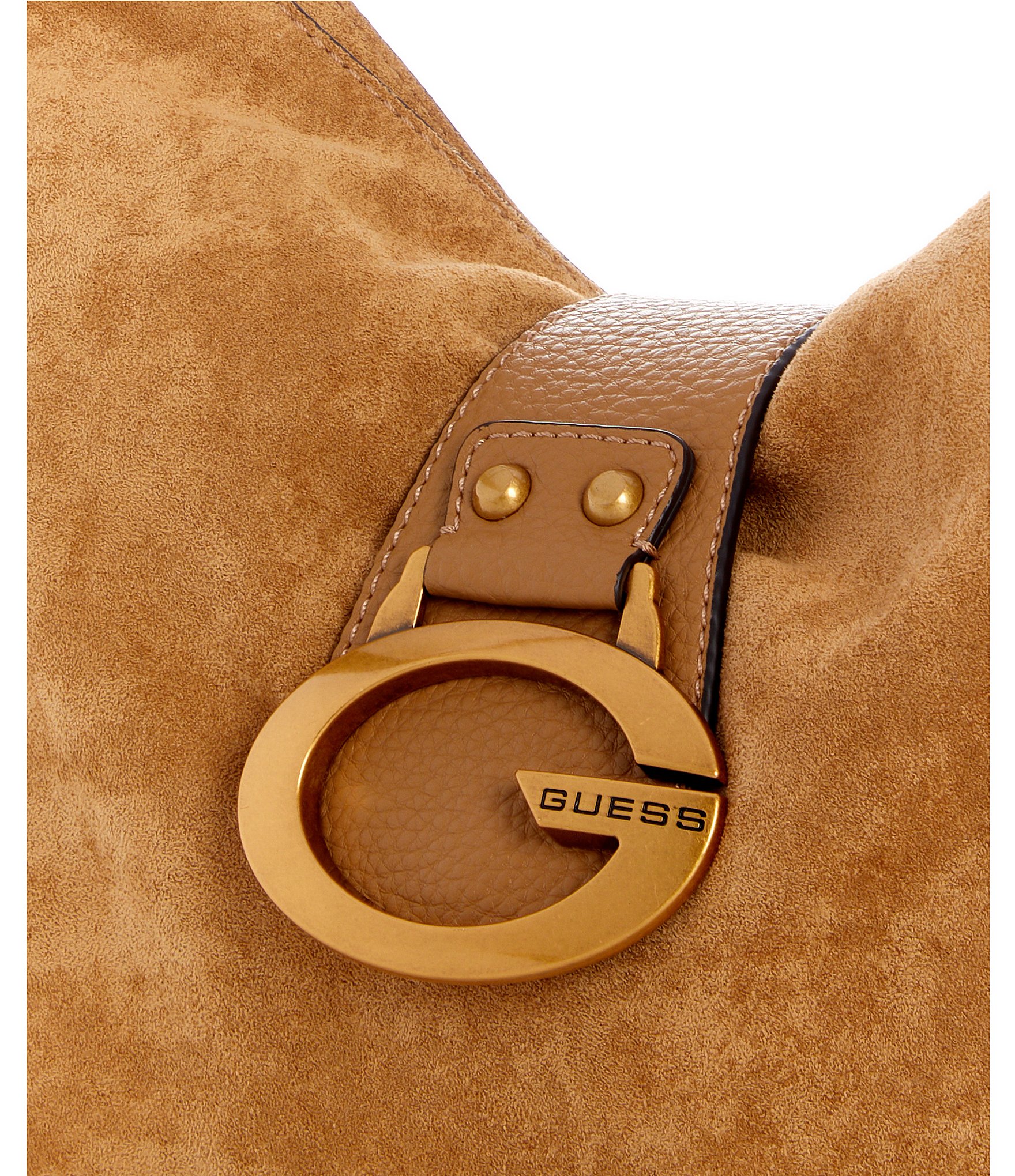 Guess Camden Suede Shoulder Bag