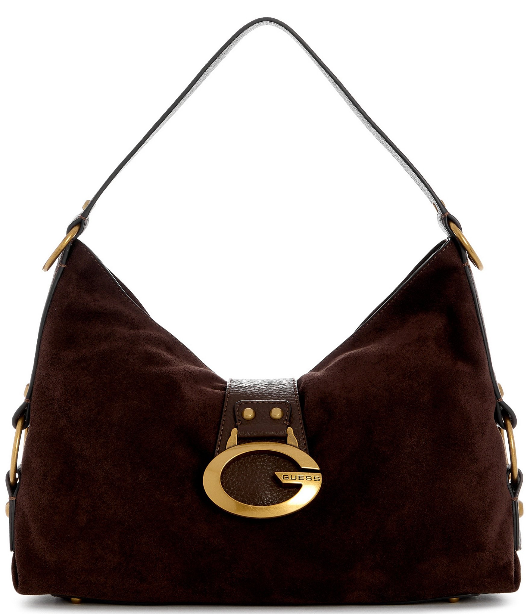 Guess Camden Suede Shoulder Bag