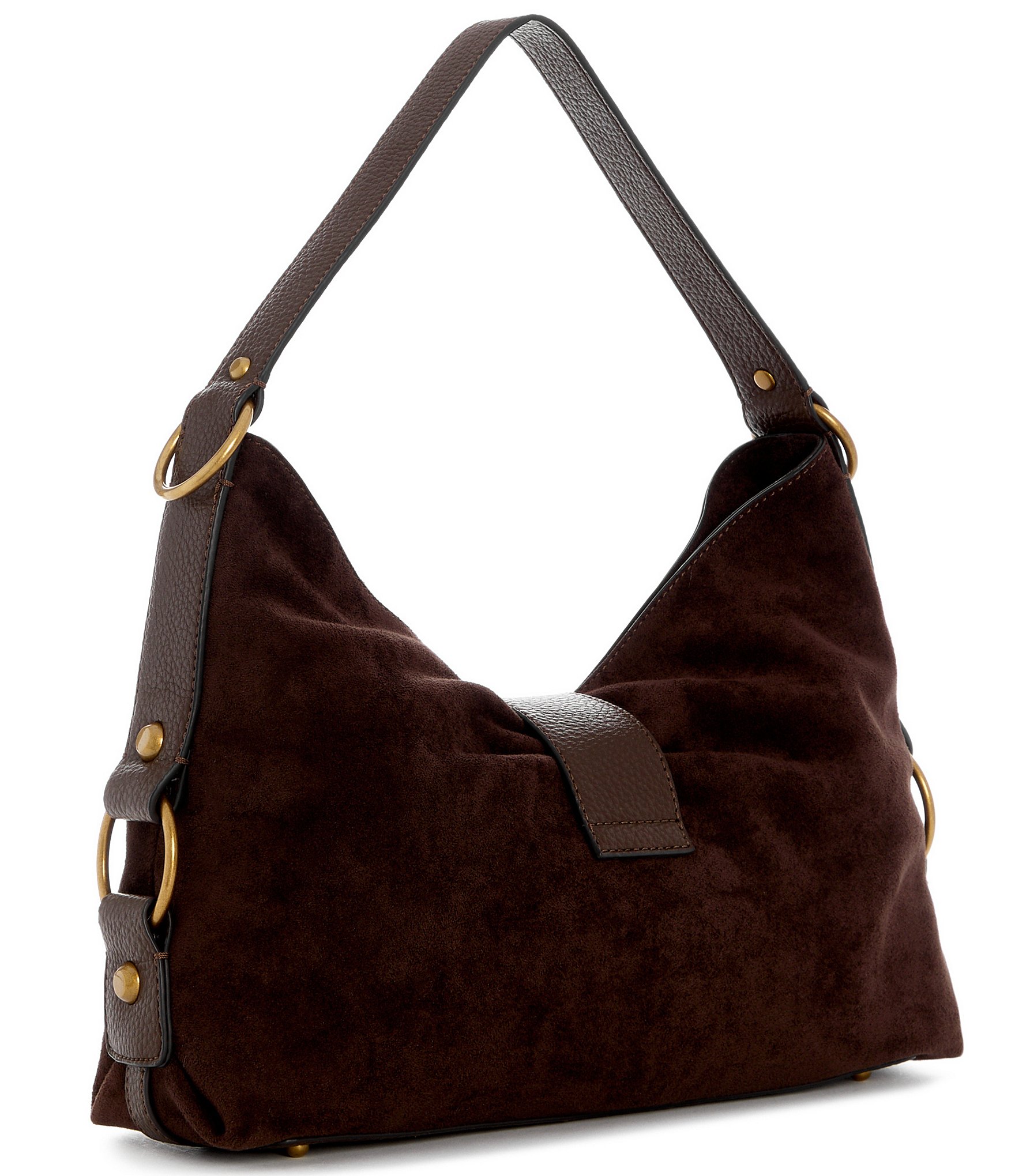 Guess Camden Suede Shoulder Bag