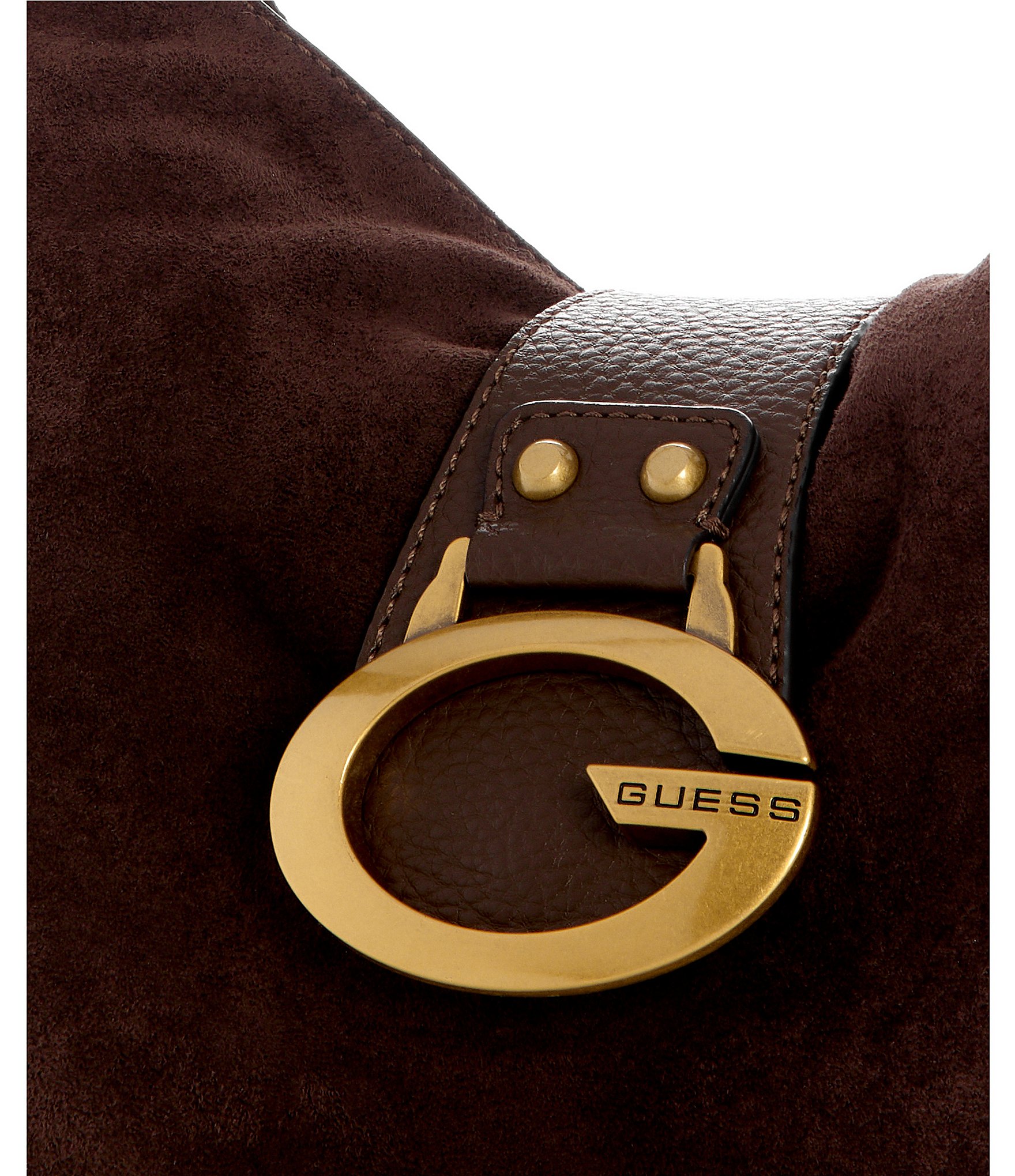 Guess Camden Suede Shoulder Bag