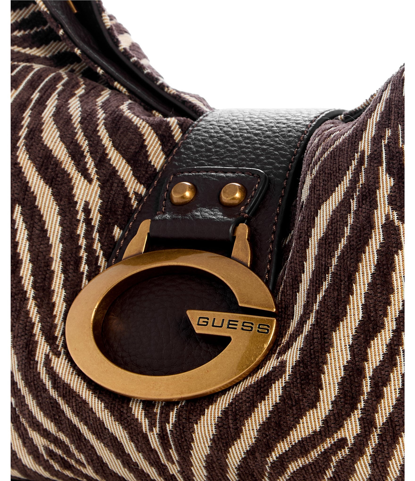 Guess Camden Zebra Shoulder Bag