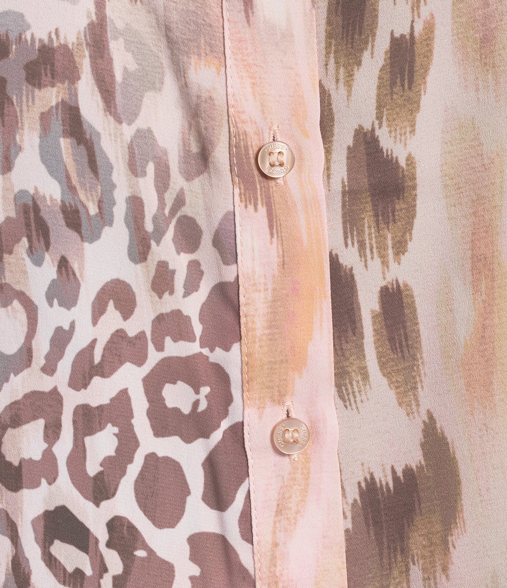Guess Clouis Long Sleeve Jaguar Printed Shirt