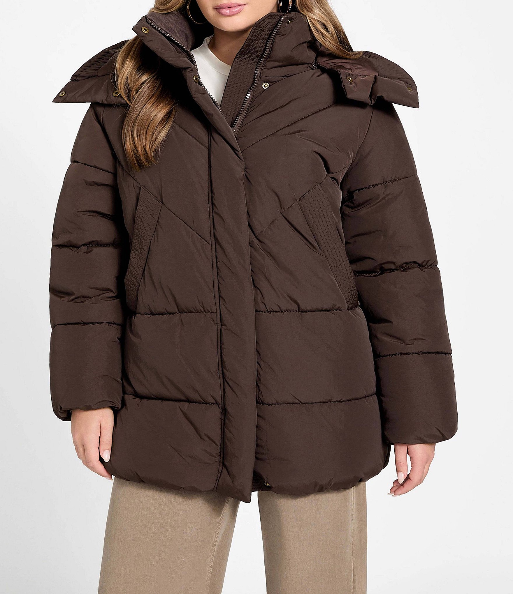 Guess Eleonor Puffer Hoodie