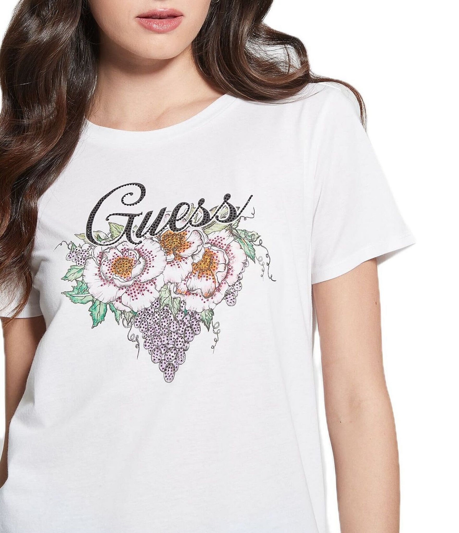 Guess Grapevine Logo Easy Graphic T-Shirt