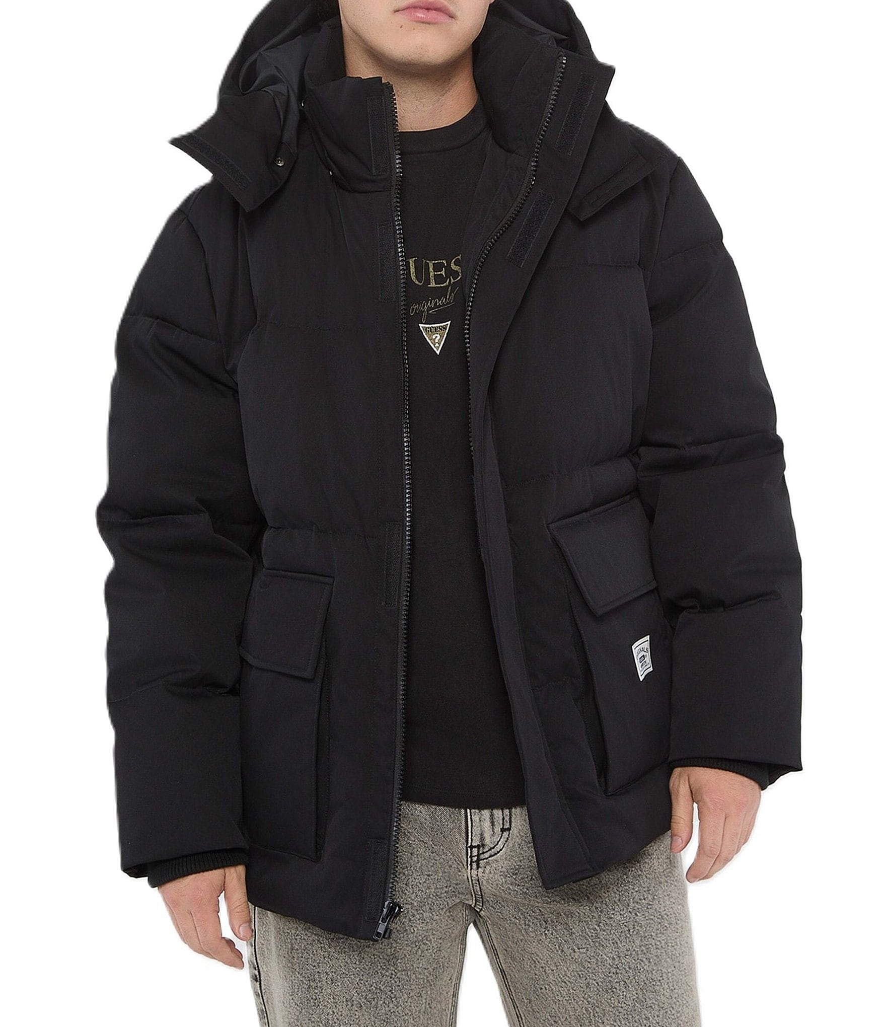 Puffer outlets Jacket Guess