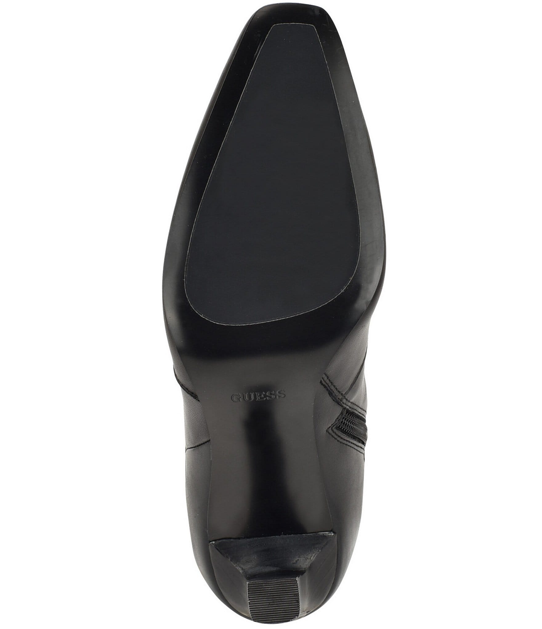 Guess Hartin Leather Snip Toe Tall Boots