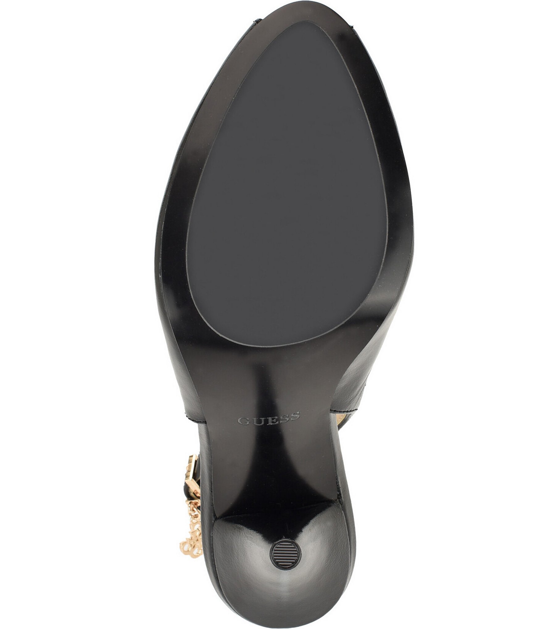 Guess Ilovea Leather Peep Toe Slingback Pumps