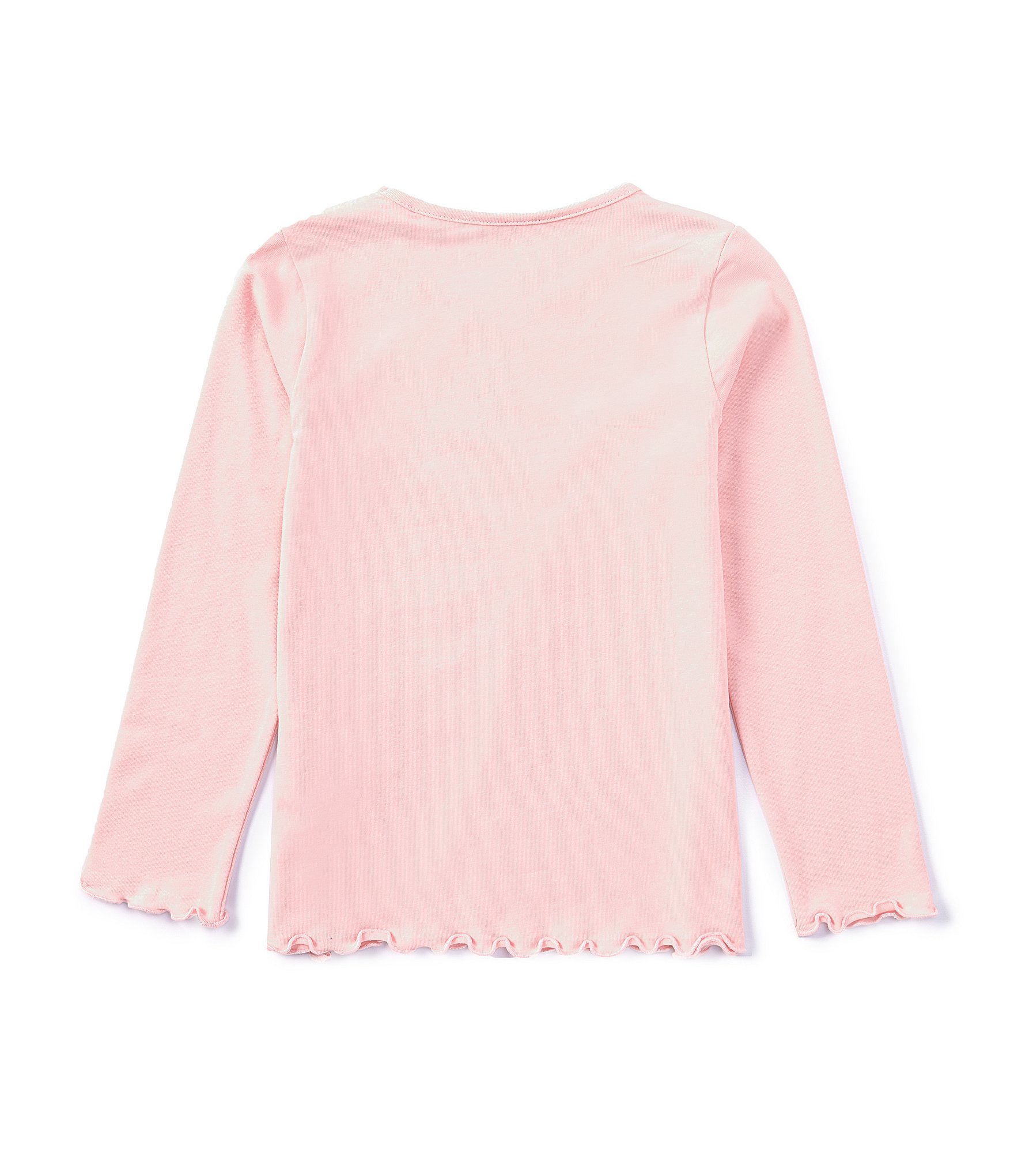 Guess Little Girls 2T-6X Long-Sleeve Logo Puff-Printed T-Shirt