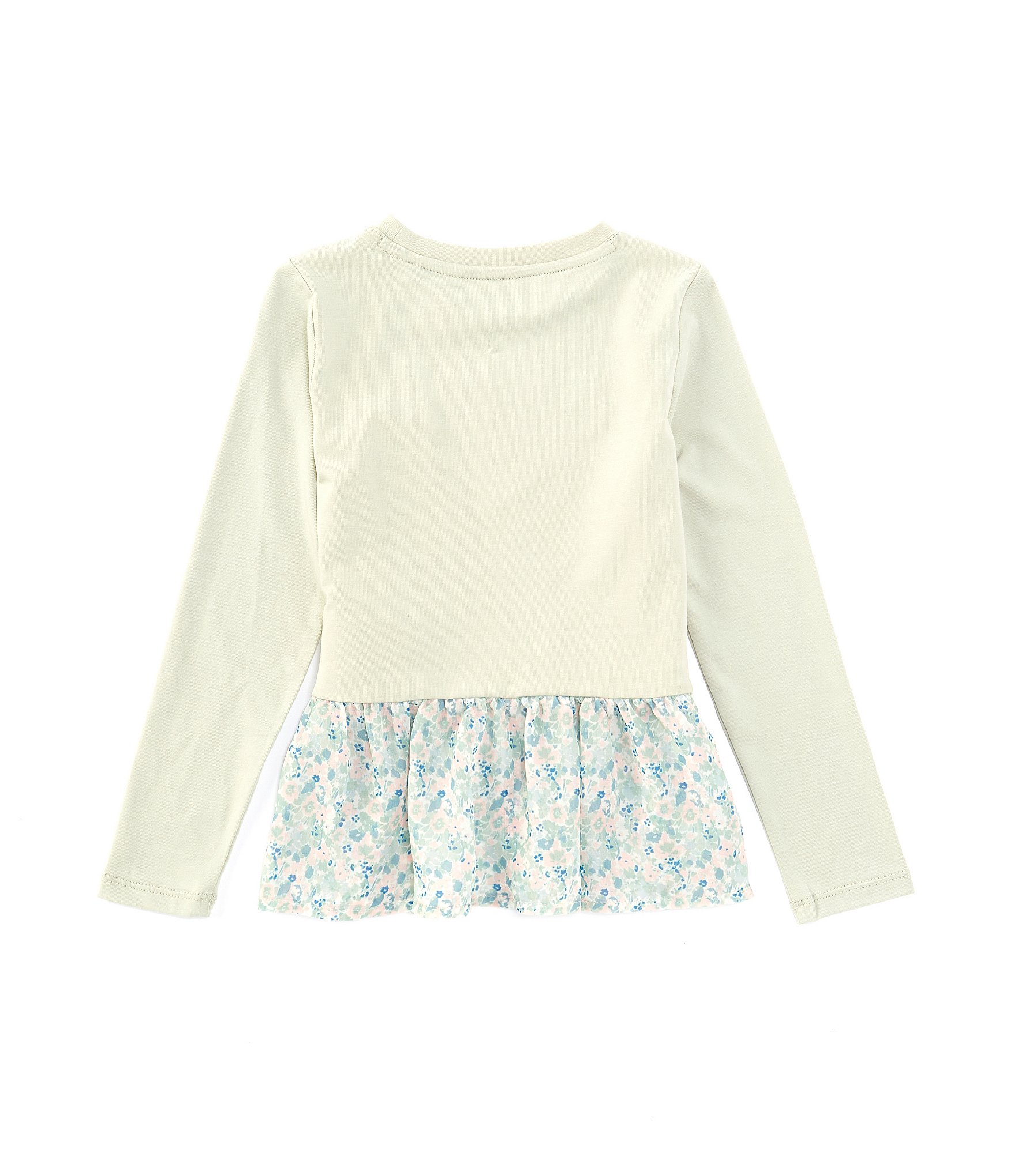 Guess Little Girls 2T-6X Long-Sleeve Peplum-Hem Tunic