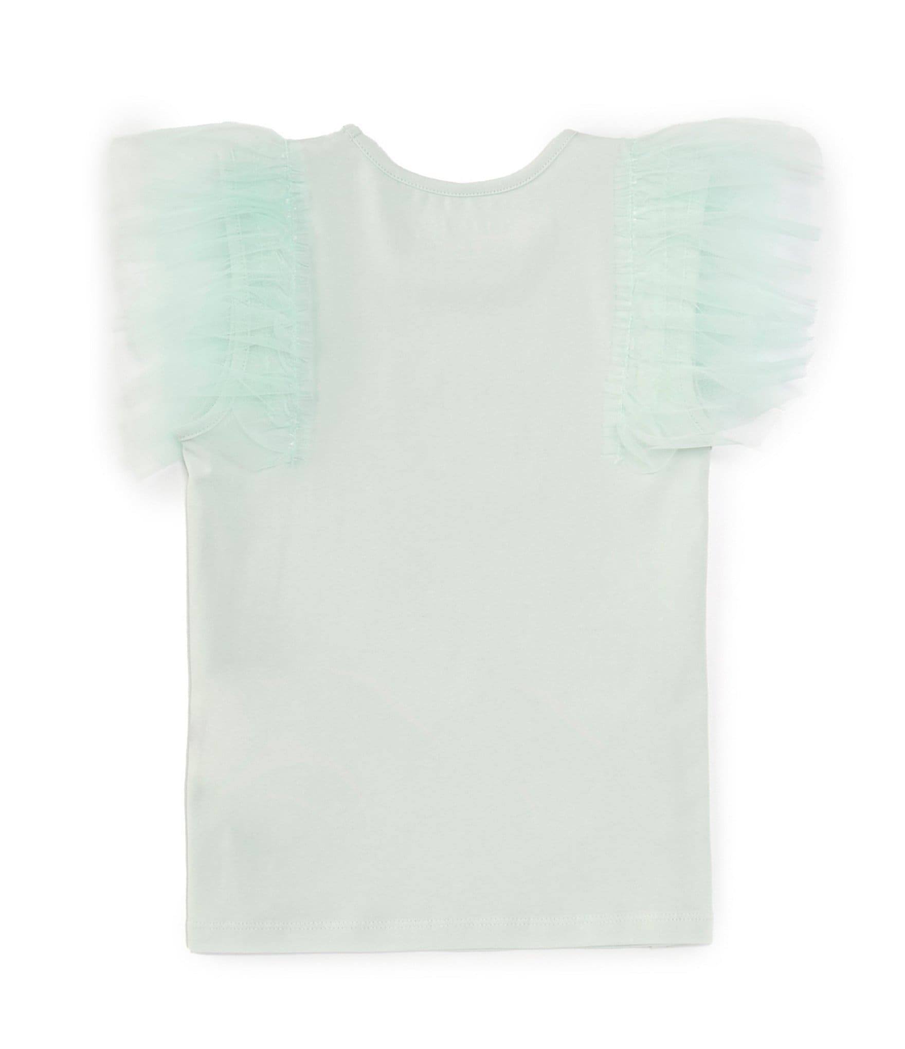 Guess Little Girls 2T-7 Mesh Short Sleeve Top