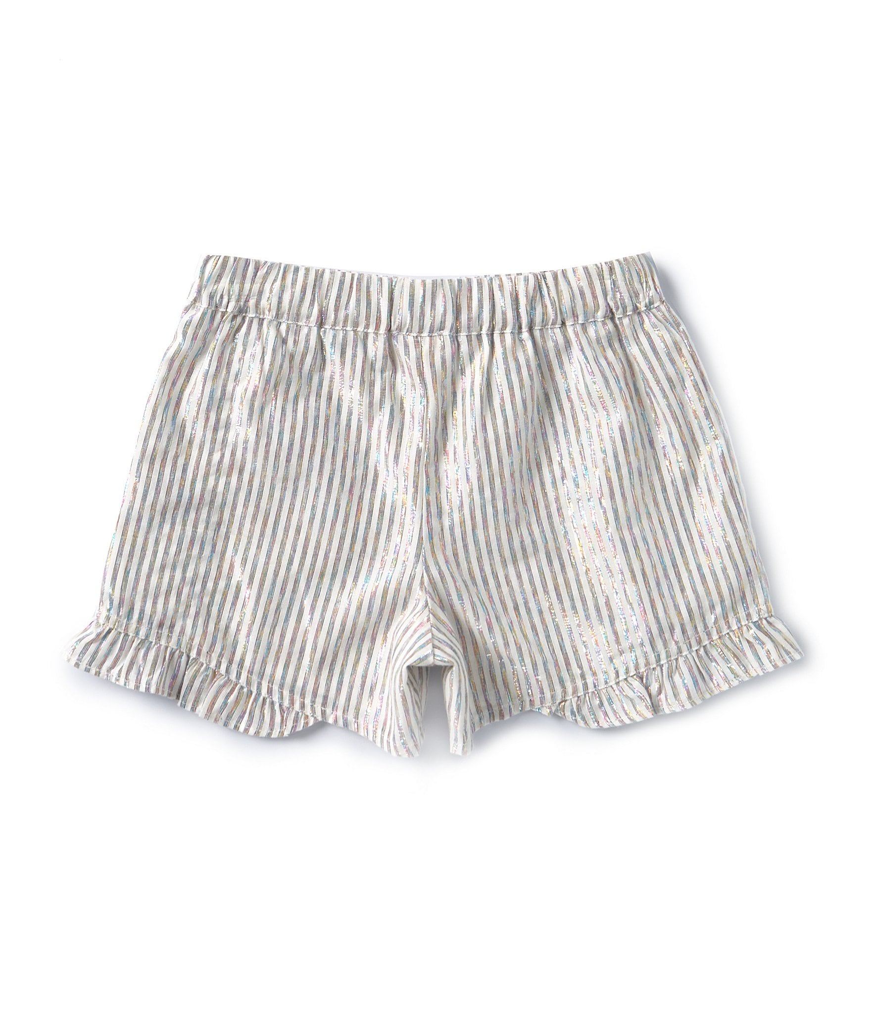 Guess Little Girls 2T-7 Ruffle Trim Gauze Shorts