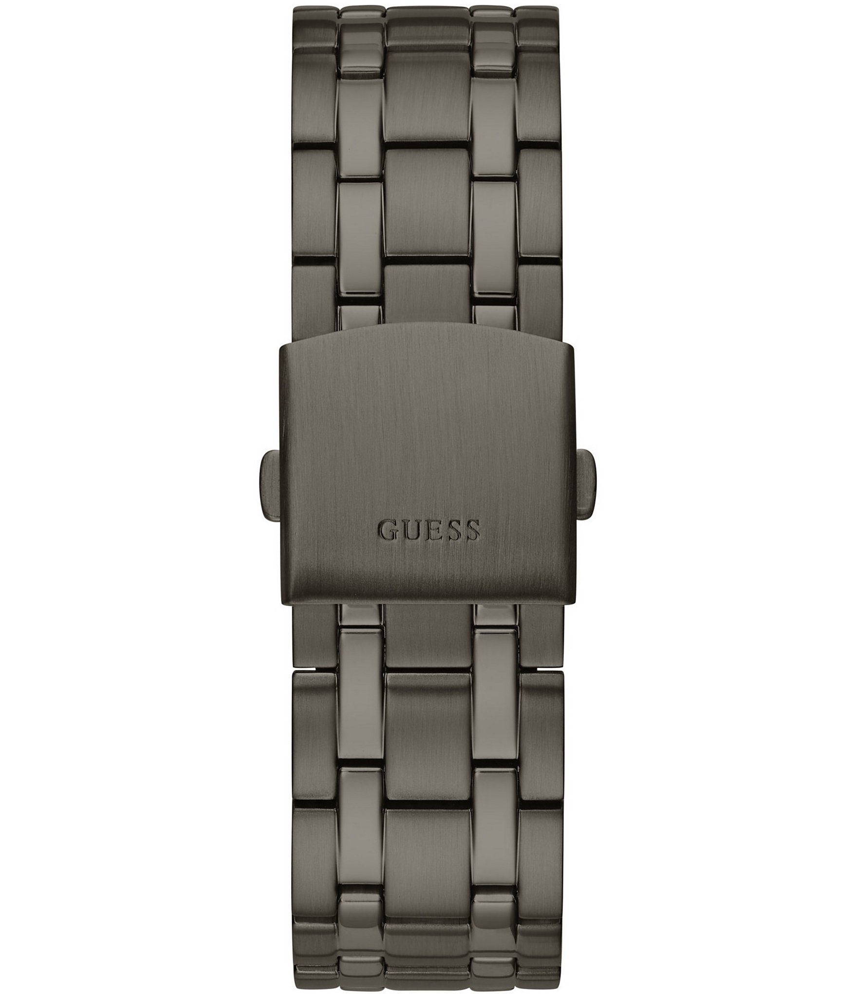 Guess Men's Continental Multifunction Gunmetal Bracelet Watch