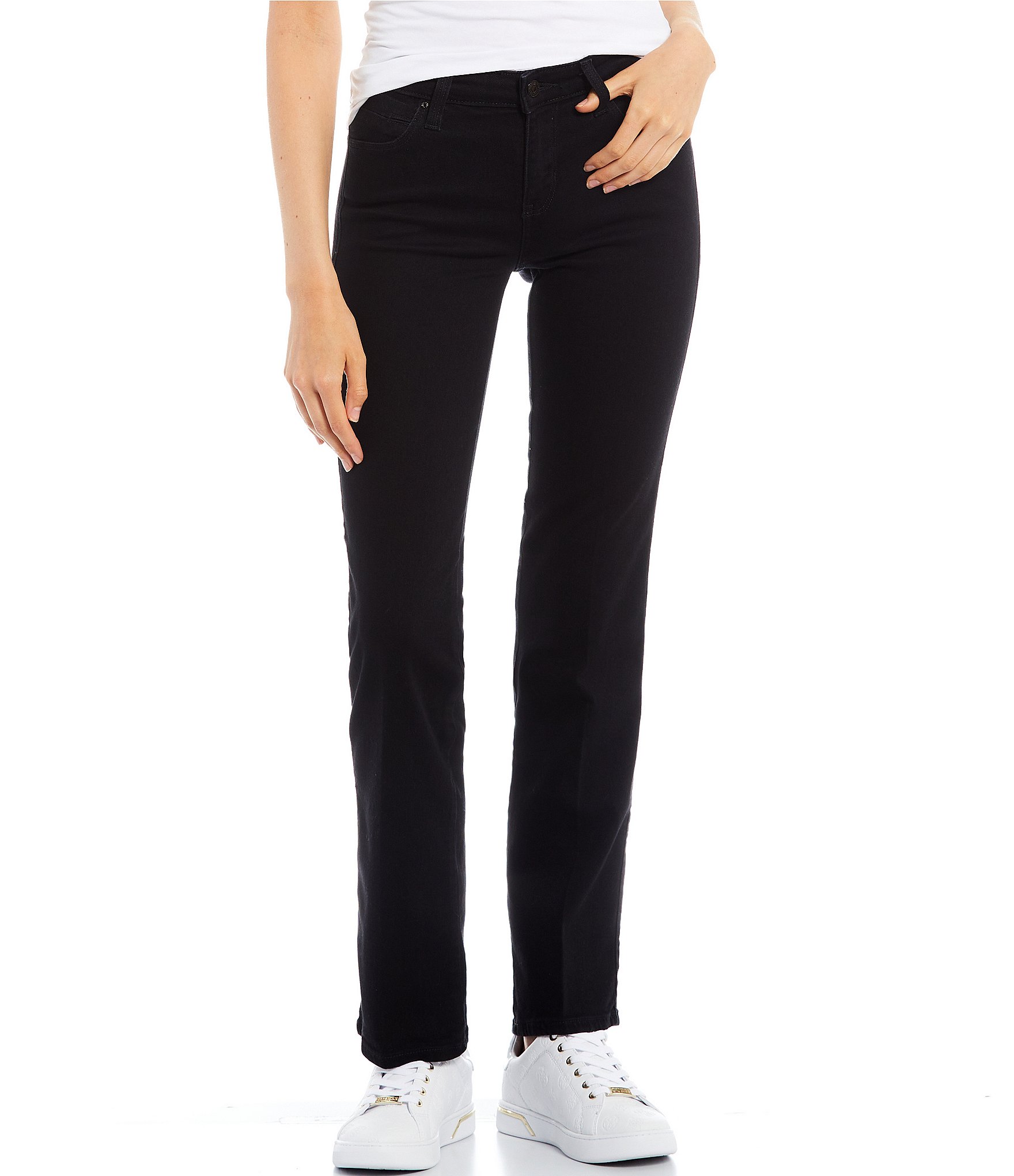 Guess Mid-Rise Straight Jeans | Dillard's