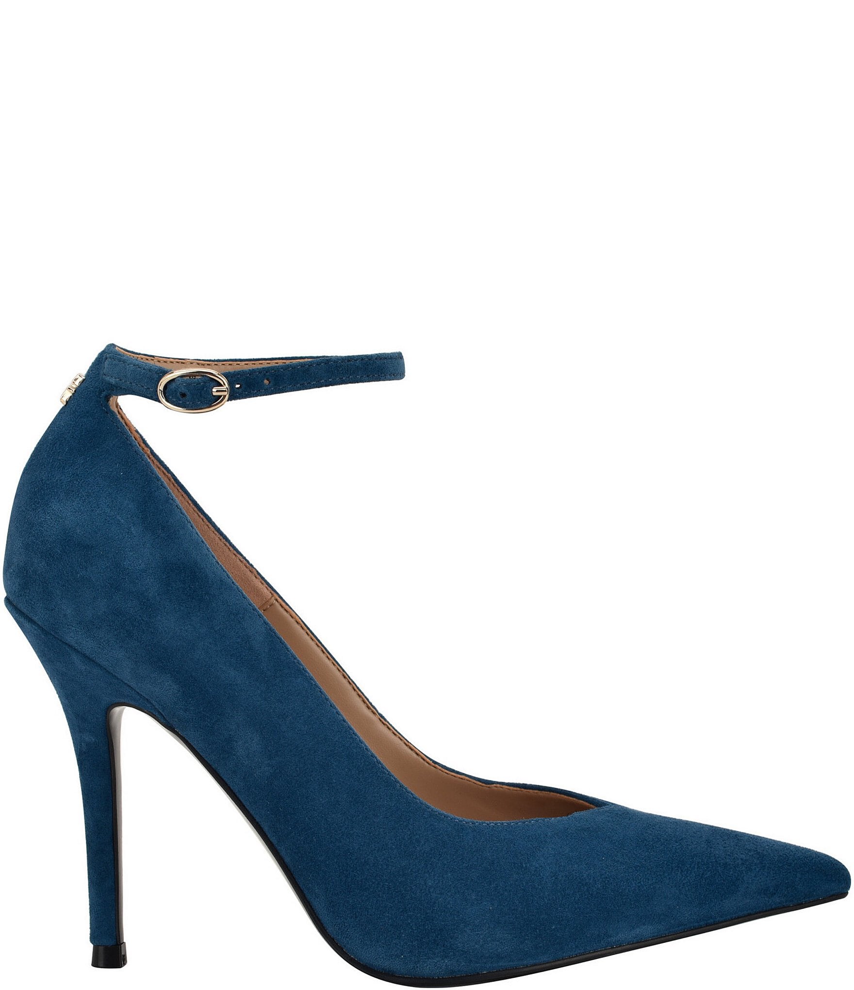 Guess Napril Suede Ankle Strap Pumps