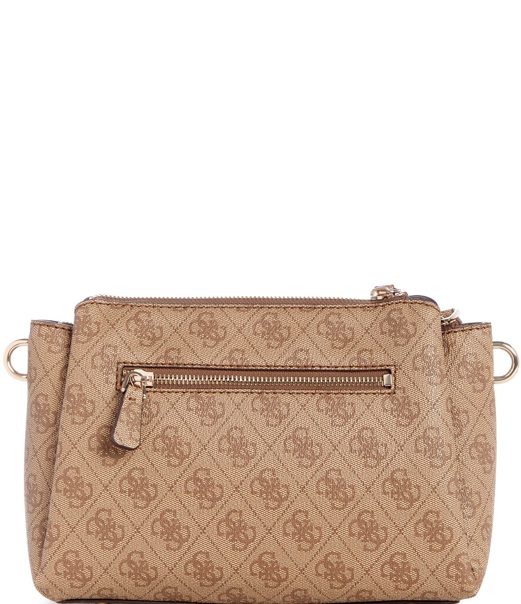 Guess Noelle Logo Triple Compartment Crossbody Bag