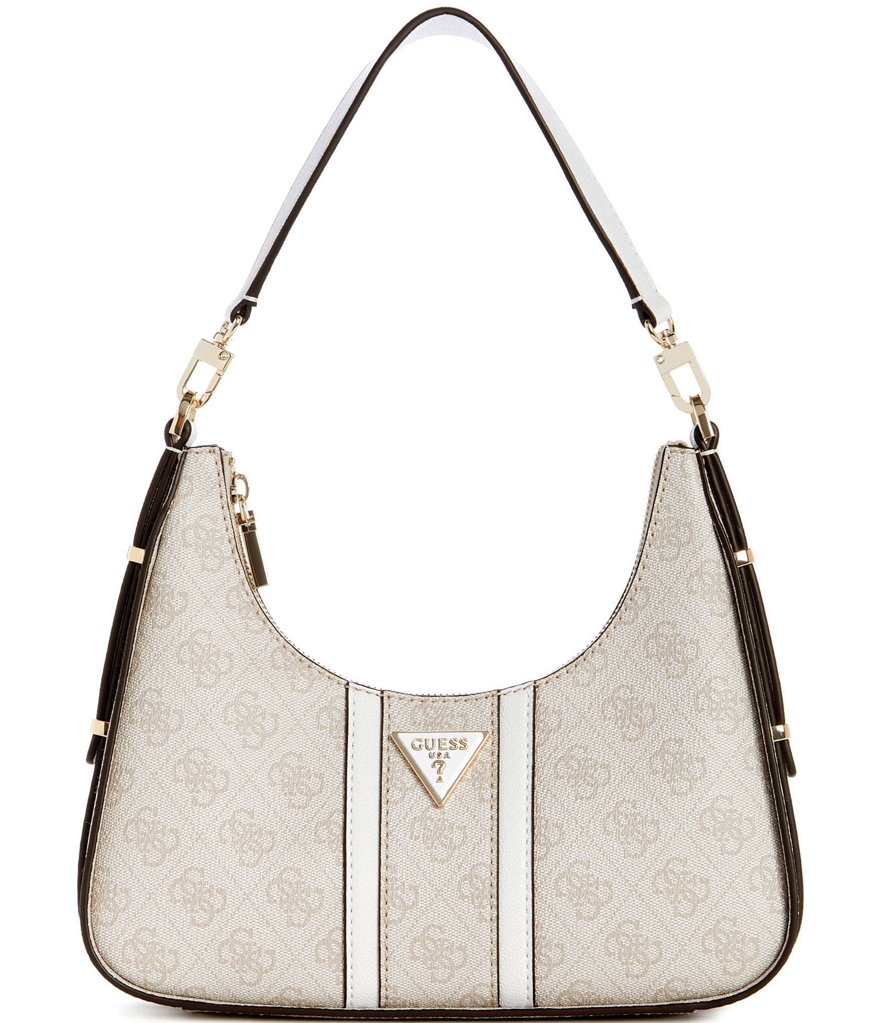 Guess Noreen Logo Top Zip Hobo Shoulder Bag