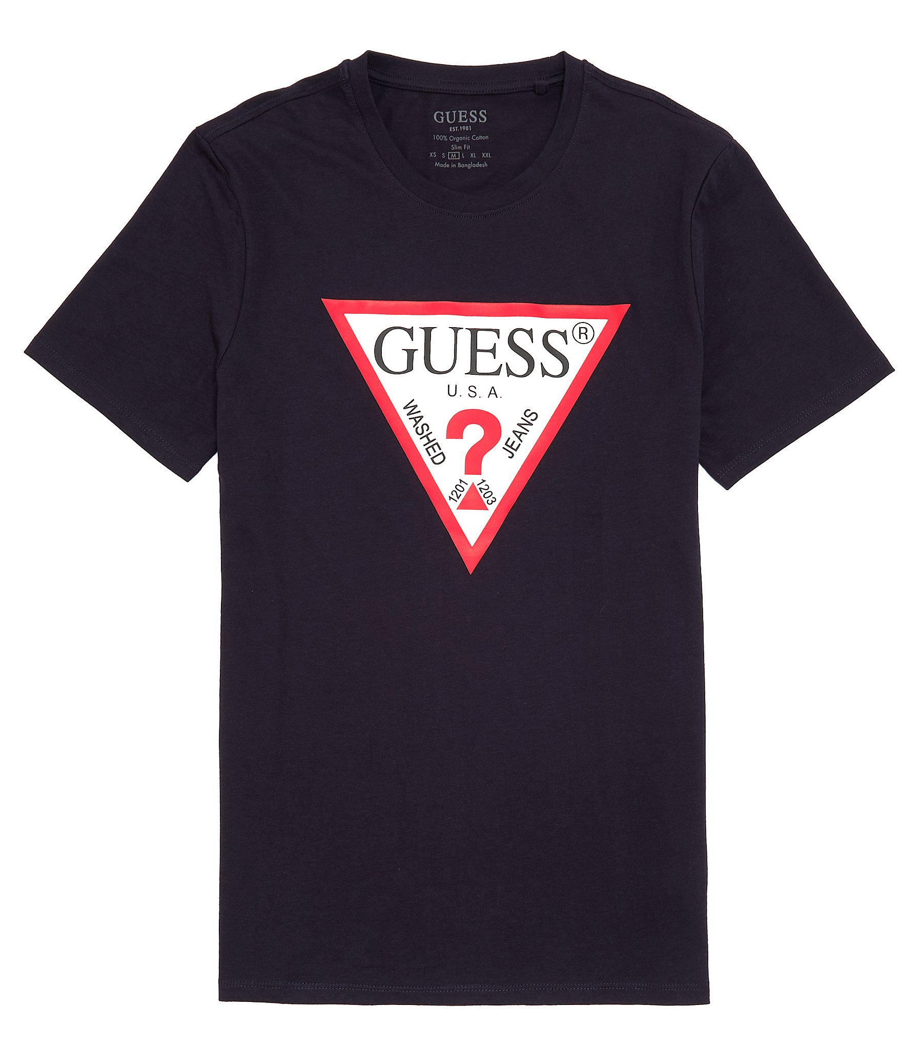 Guess Original Logo Short Sleeve Graphic T-Shirt